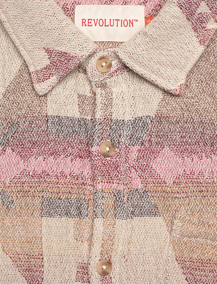 Revolution - Casual Shirt - mustriga särgid - offwhite - 5