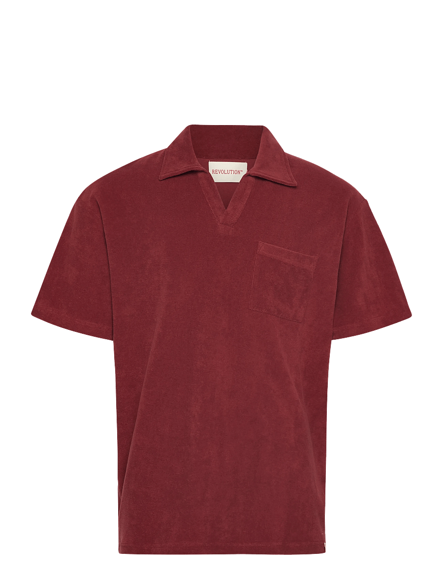 Revolution - Terry Polo Shirt - korte mouwen - darkorange - 0