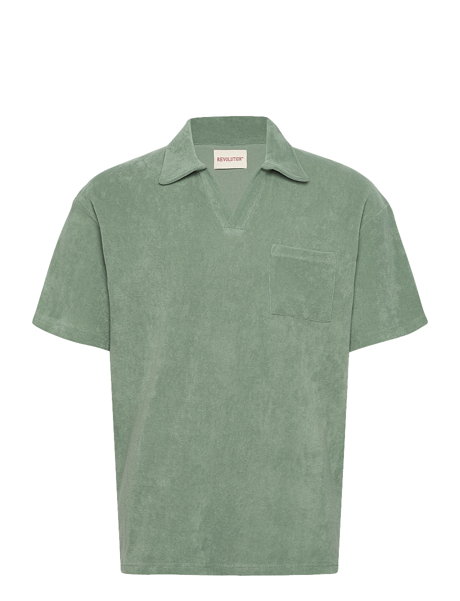 Revolution - Terry Polo Shirt - polo krekli ar īsām piedurknēm - mint - 1