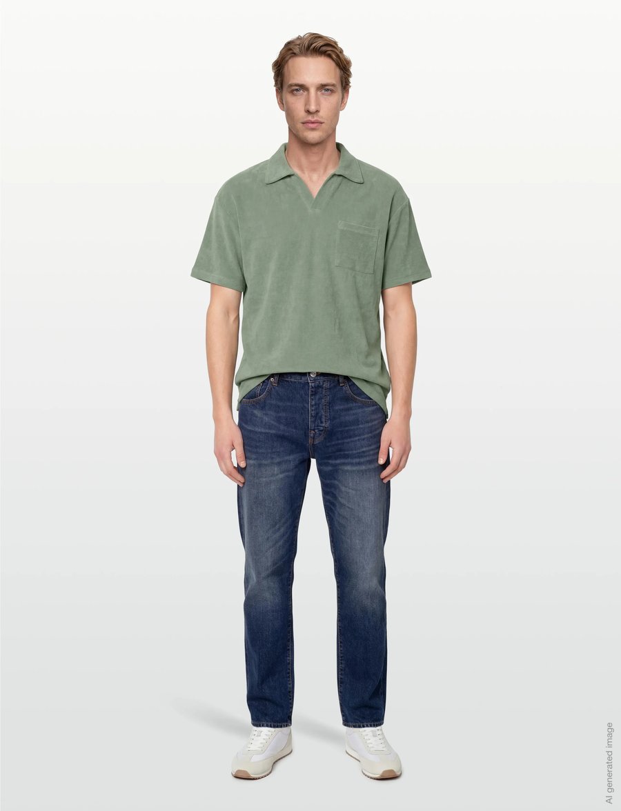 Revolution - Terry Polo Shirt - polo krekli ar īsām piedurknēm - mint - 0