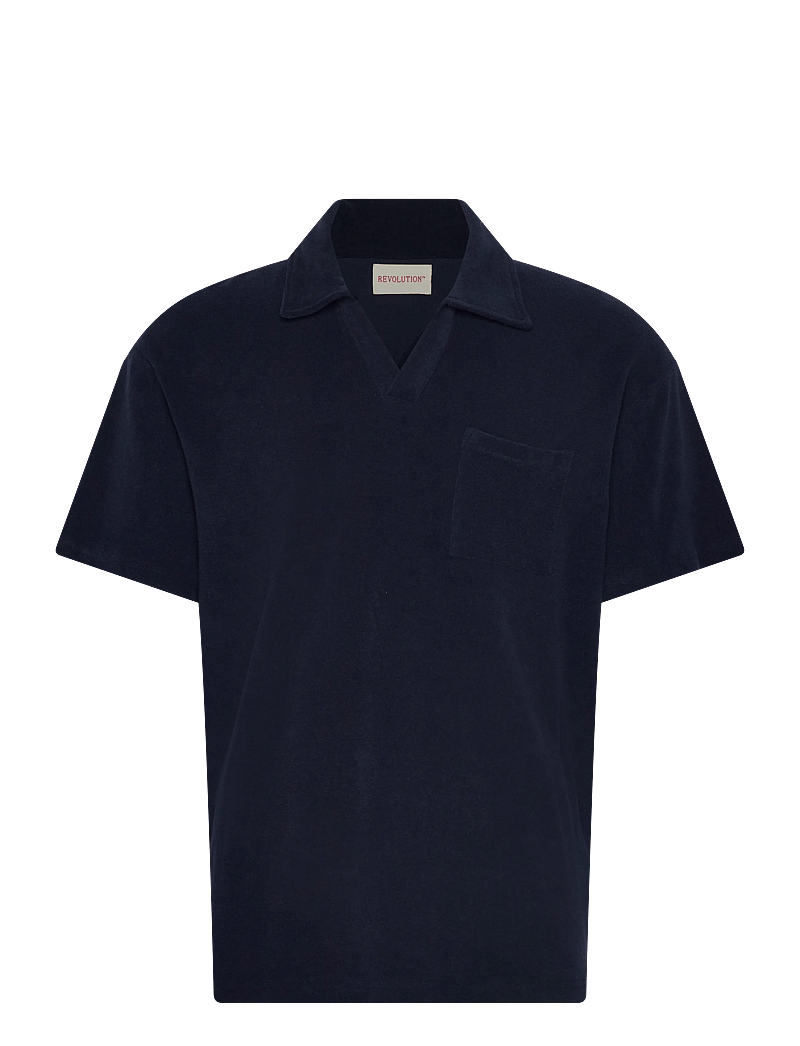 Revolution - Terry Polo Shirt - kurzärmelig - navy - 0
