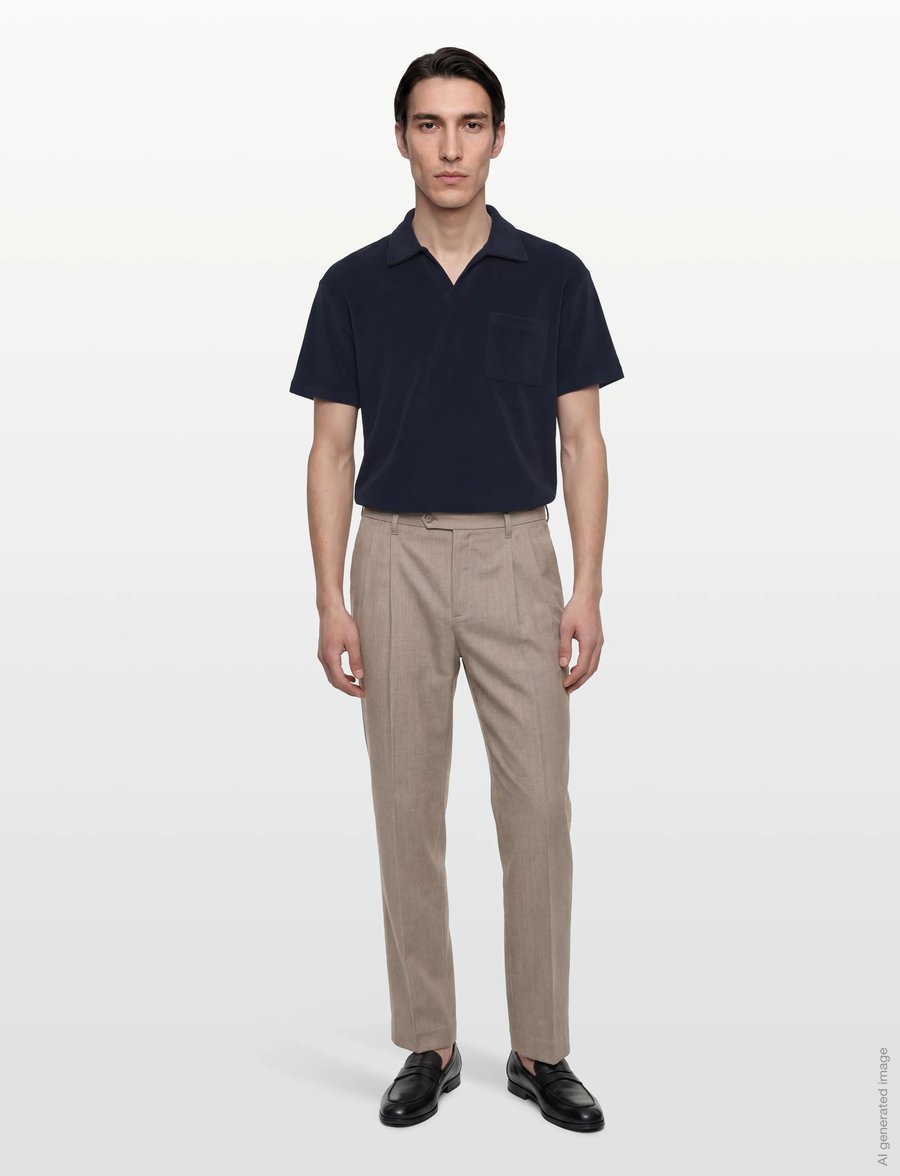 Revolution - Terry Polo Shirt - kurzärmelig - navy - 0