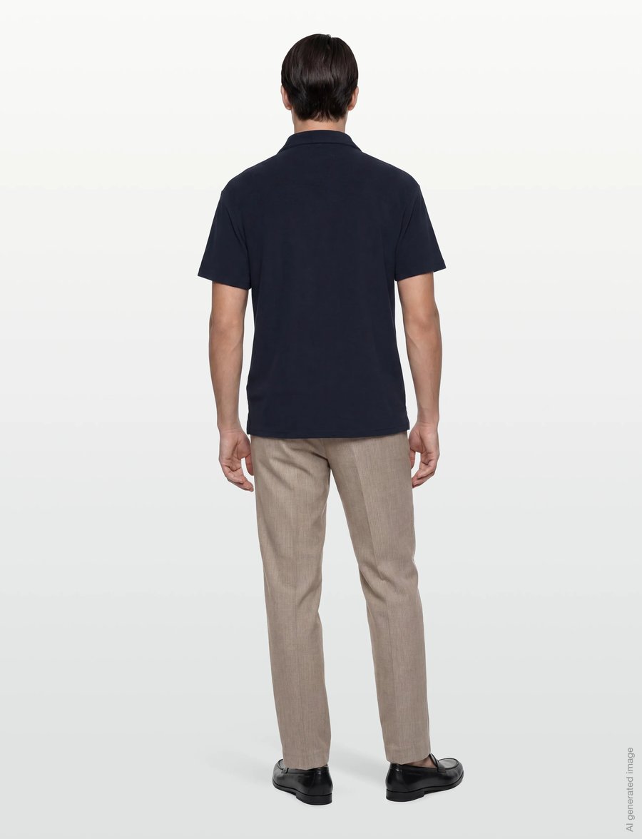 Revolution - Terry Polo Shirt - kurzärmelig - navy - 4