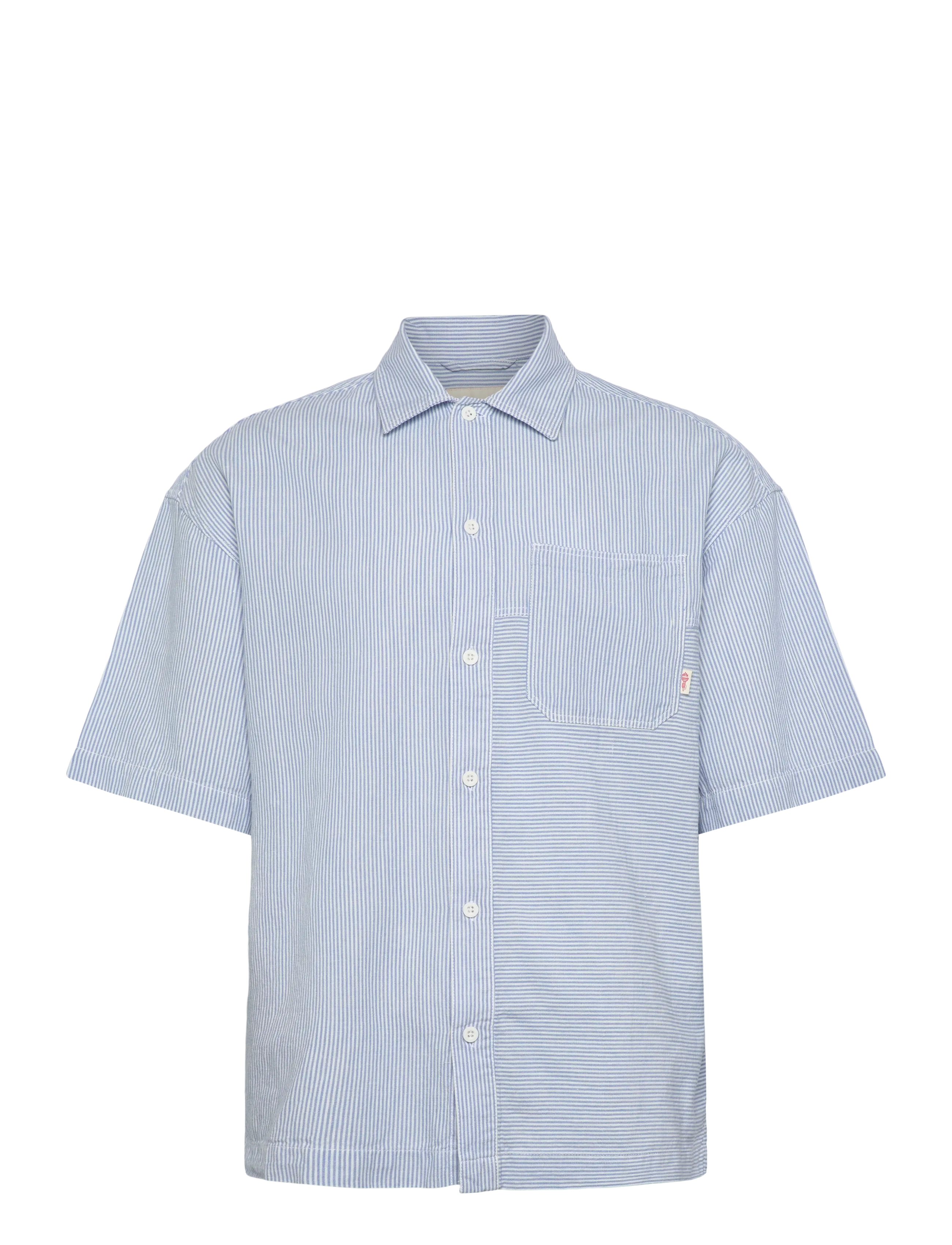 REVOLUTION Oversize Kurzärmelig Shirt Blau - M - Herren