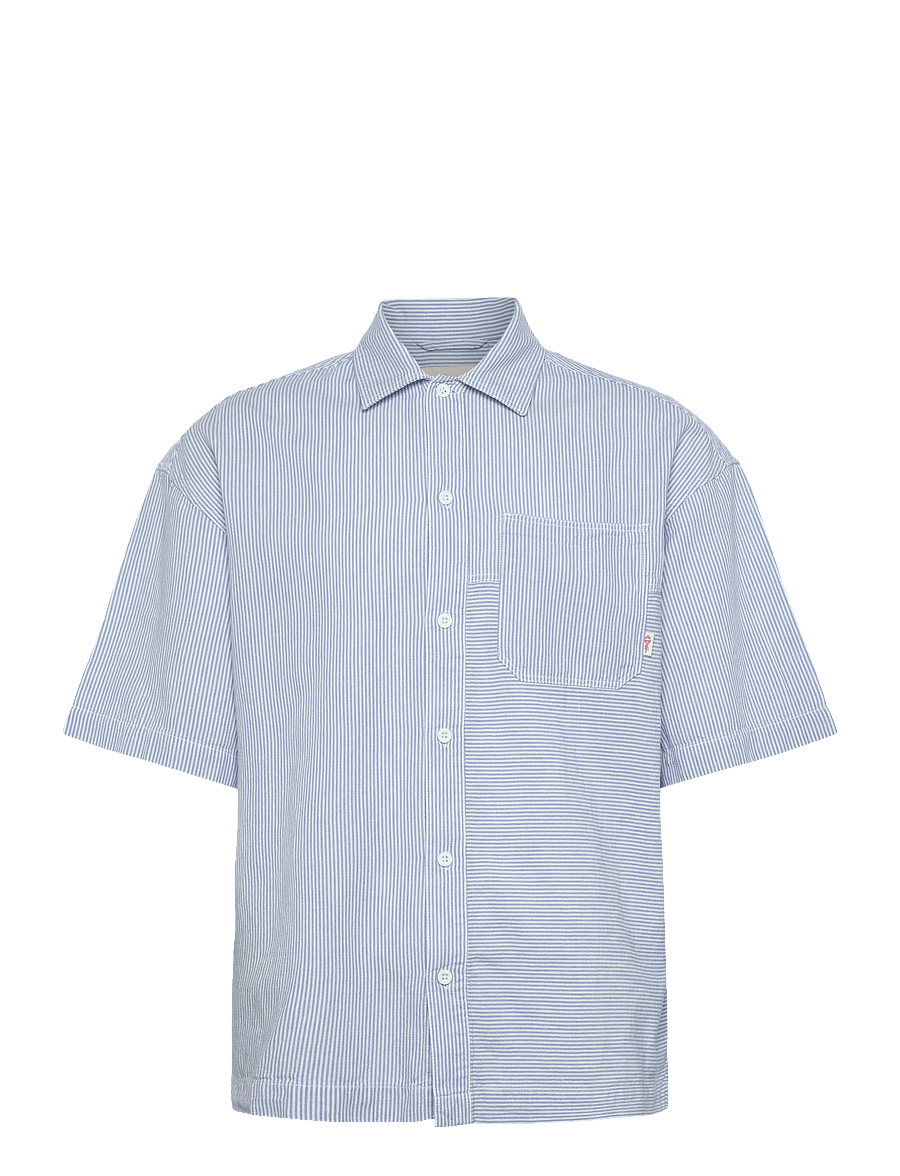 Revolution - Oversize Short-sleeved Shirt - krekli ar īsām piedurknēm - blue - 1