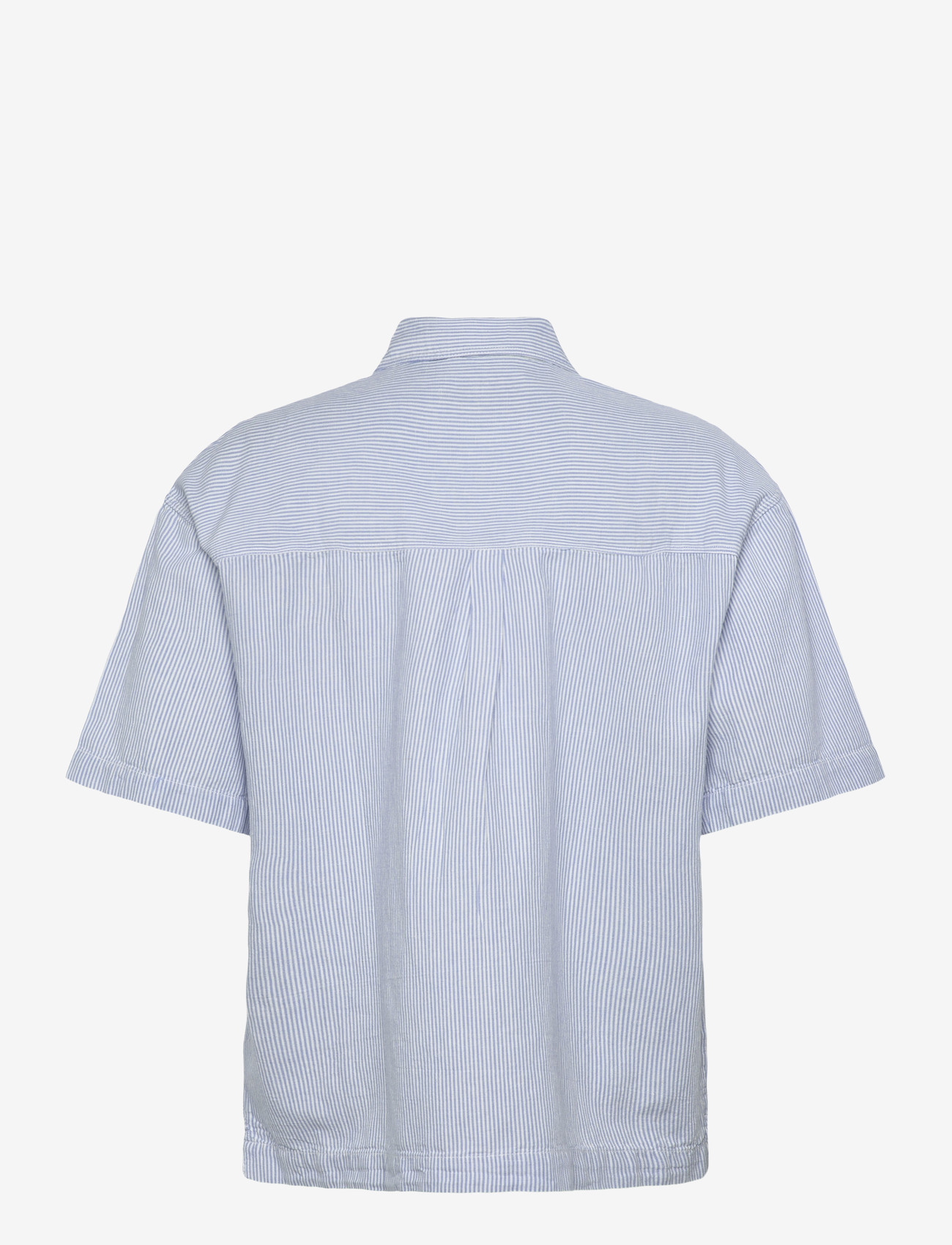 Revolution - Oversize Short-sleeved Shirt - kortærmede skjorter - blue - 2