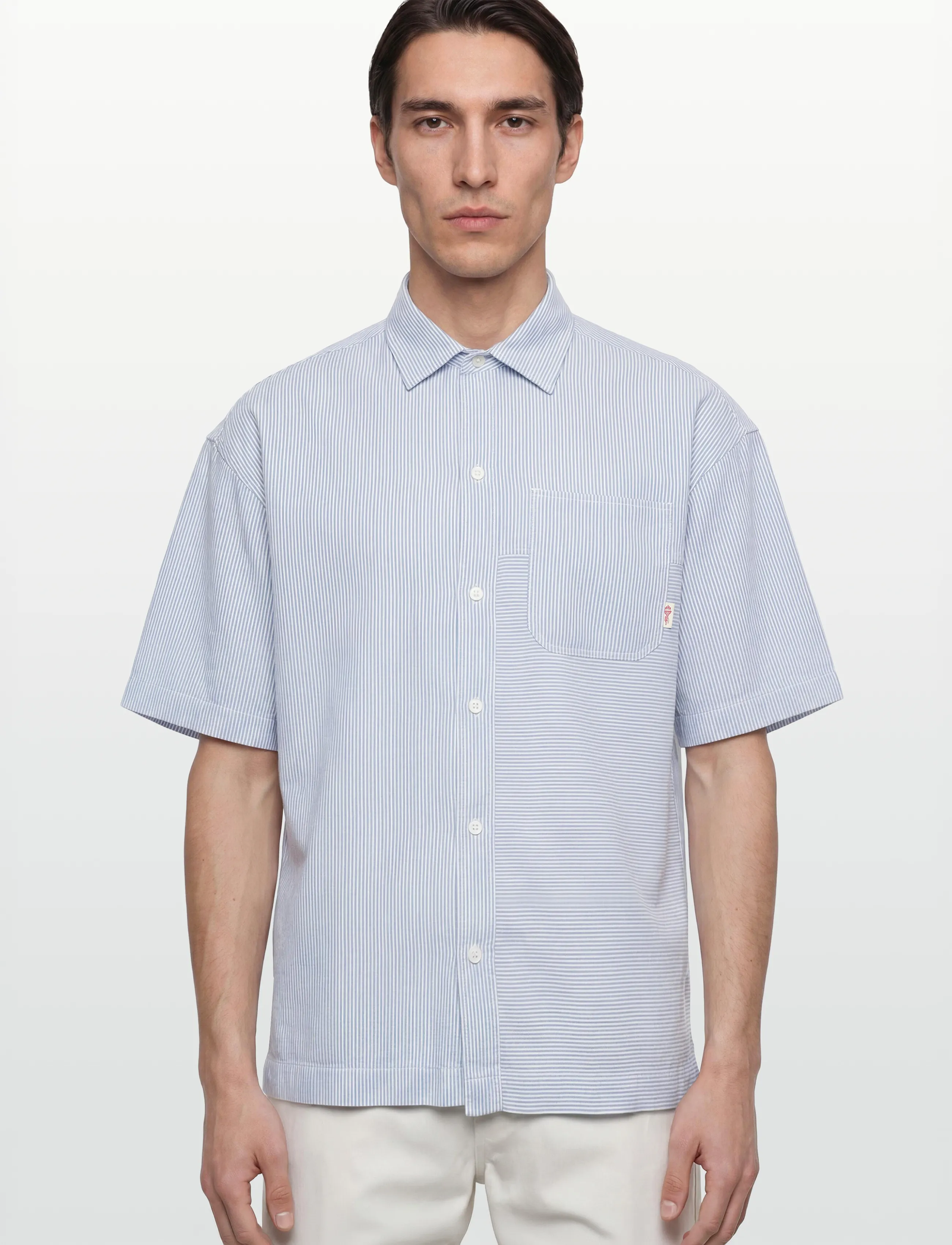 Revolution - Oversize Short-sleeved Shirt - krekli ar īsām piedurknēm - blue - 3