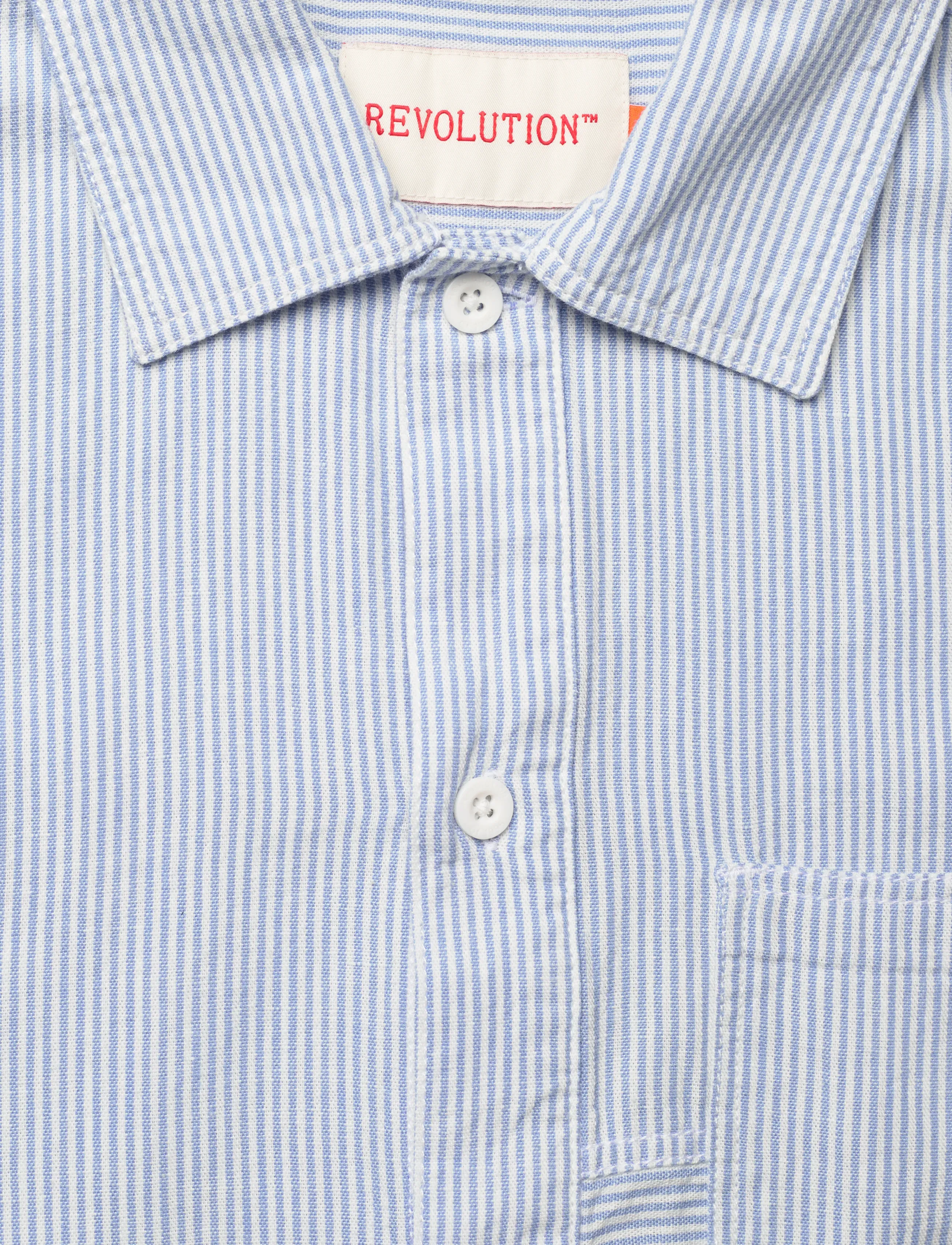 Revolution - Oversize Short-sleeved Shirt - krekli ar īsām piedurknēm - blue - 5