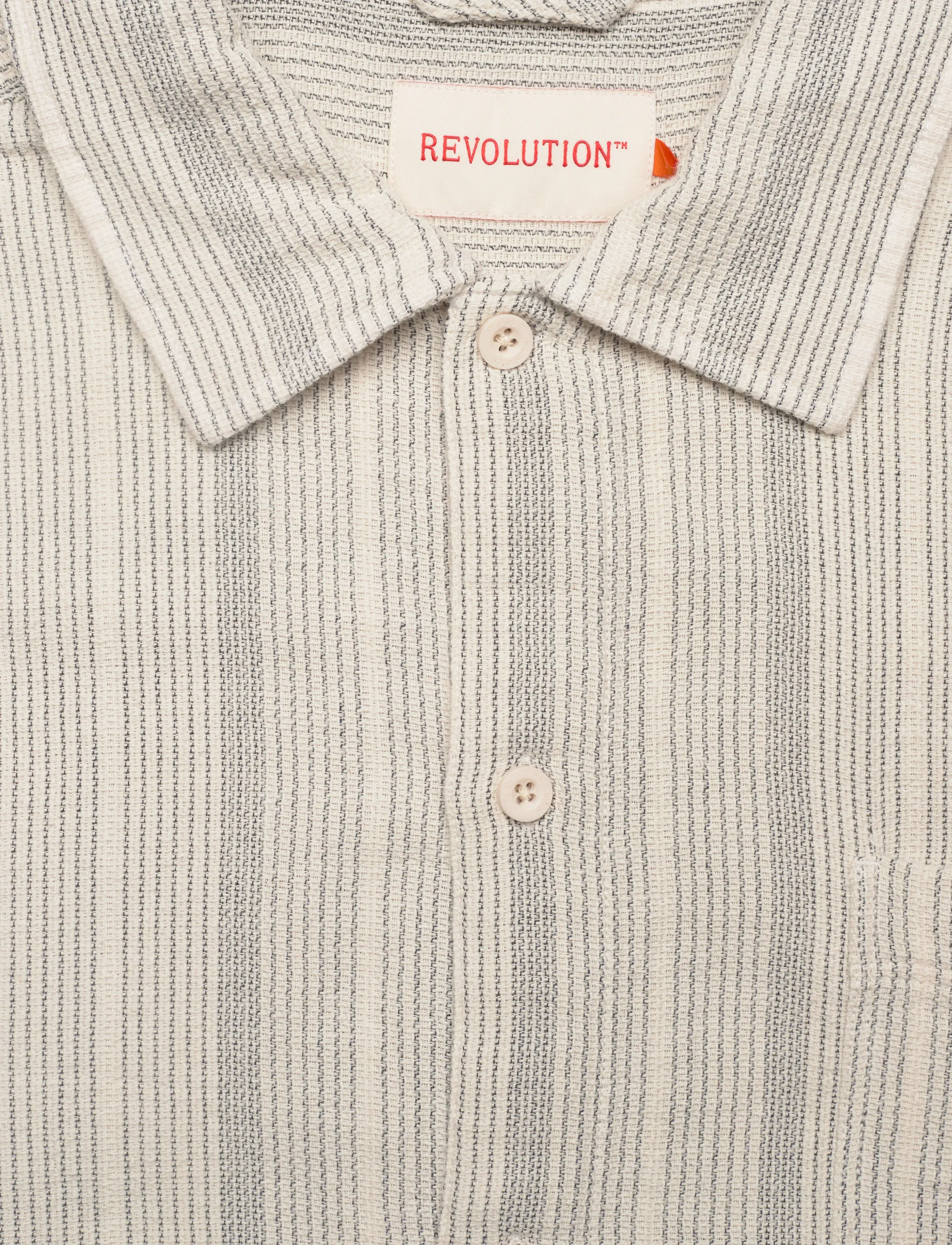 Revolution - Oversize Short-sleeved Shirt - short-sleeved shirts - offwhite - 2