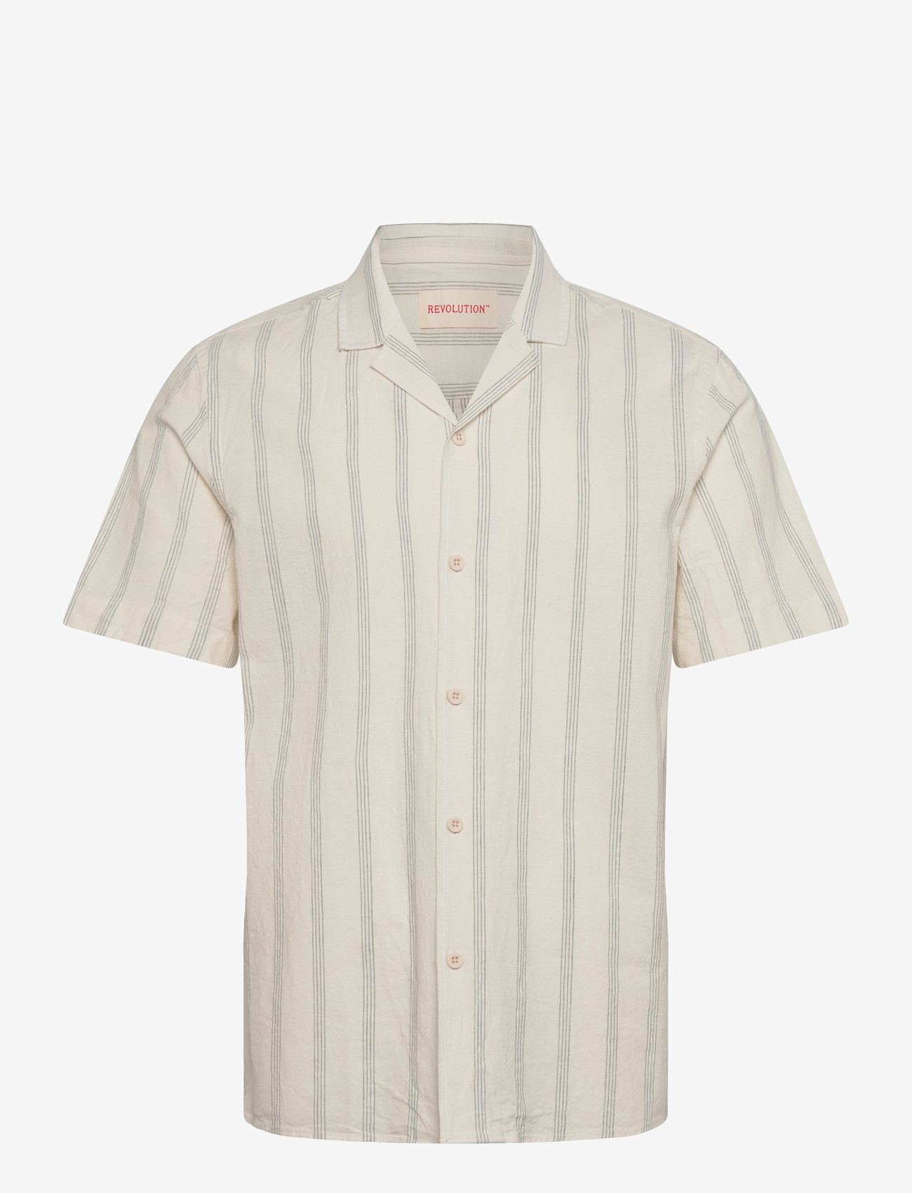 Revolution - Short-sleeved Cuban Shirt - marškiniai trumpomis rankovėmis - blue - 0