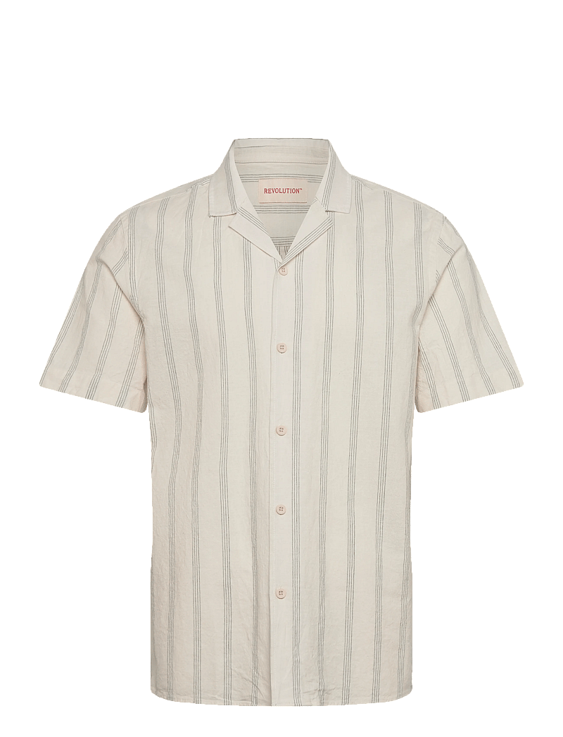 Revolution - Short-sleeved Cuban Shirt - marškiniai trumpomis rankovėmis - blue - 0
