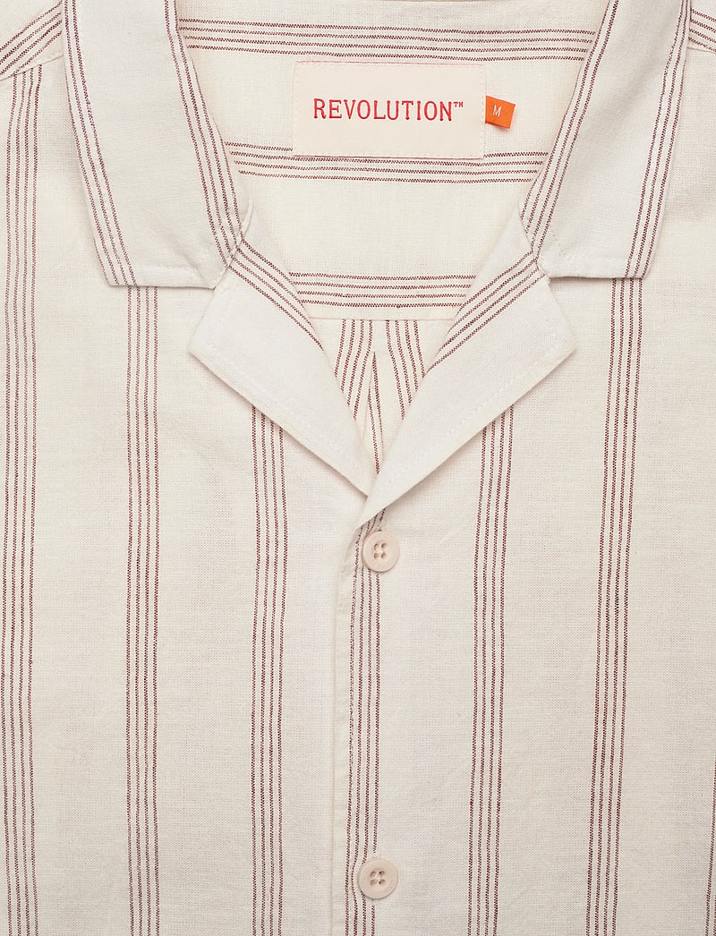 Revolution - Short-sleeved Cuban Shirt - lühikeste varrukatega särgid - darkorange - 5