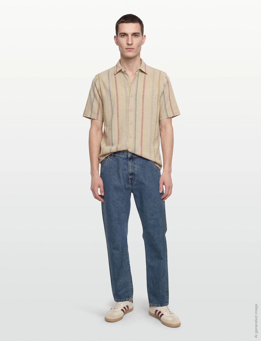 Revolution - Short-sleeved Cuban Shirt - kortærmede skjorter - purple - 0