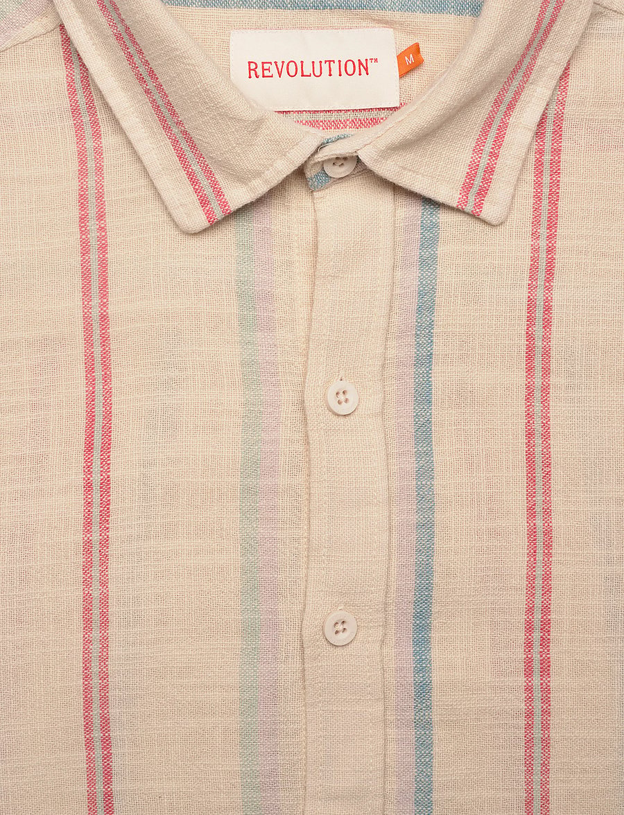 Revolution - Short-sleeved Cuban Shirt - kortærmede skjorter - purple - 5