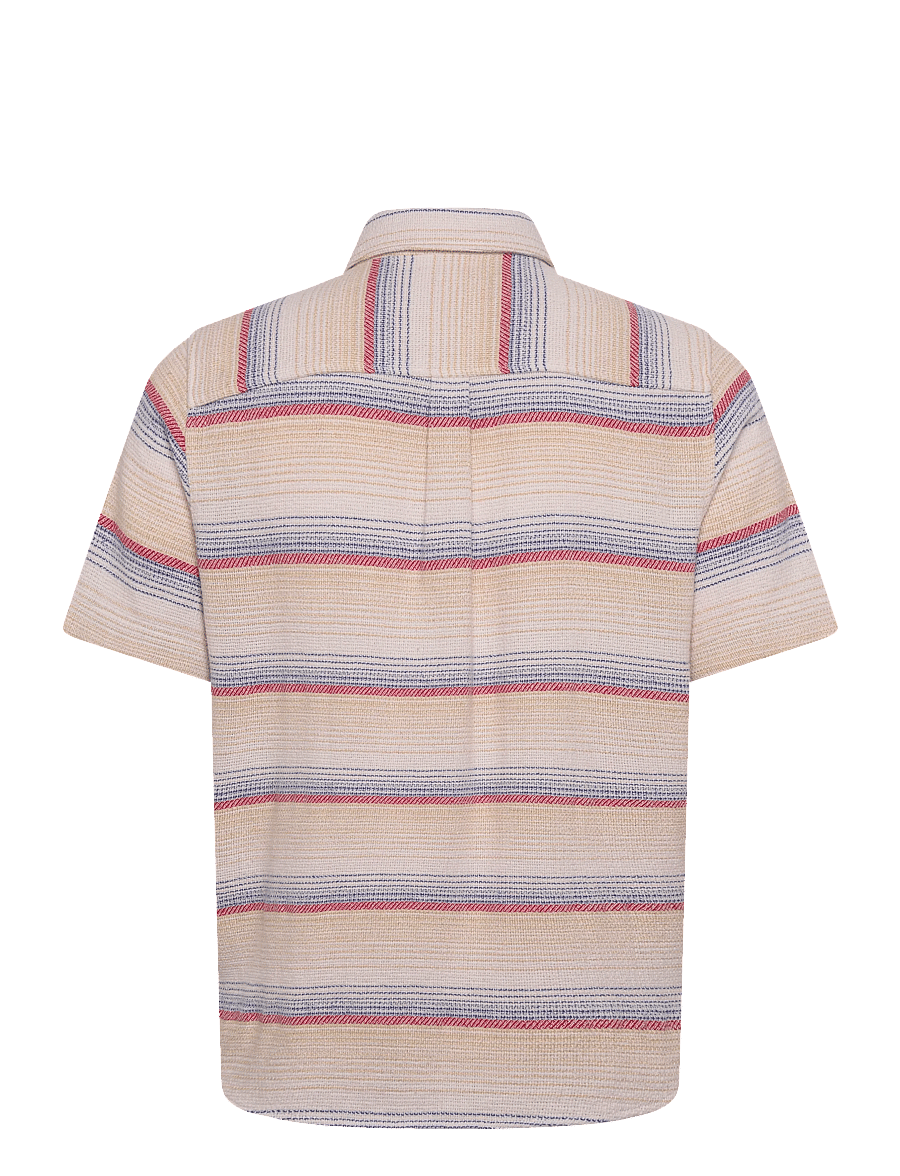 Revolution - Short-sleeved Shirt - kurzarmhemden - red - 2
