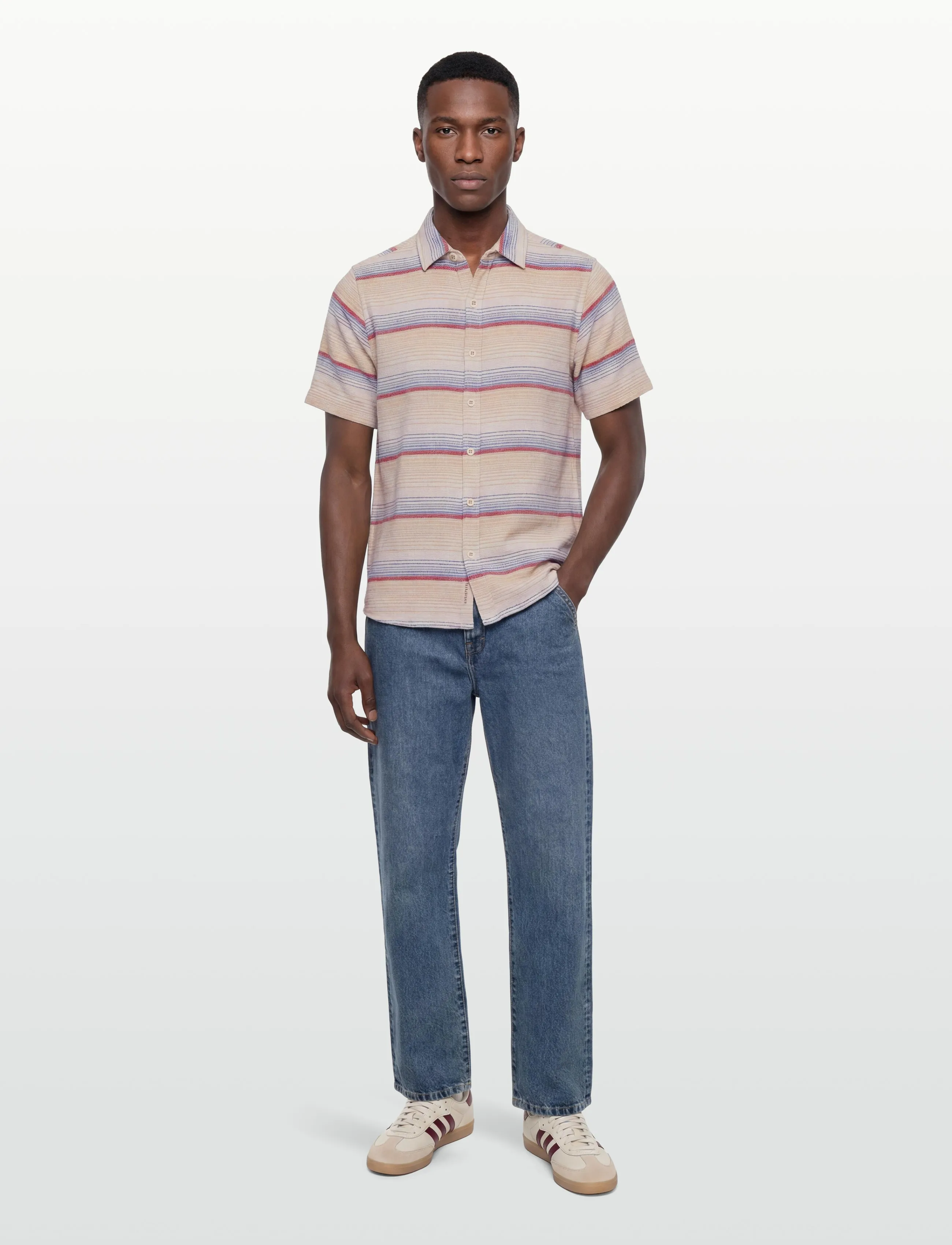 Revolution Short-Sleeved Shirt, S, Shirts, Mehrfarbig/gemustert - Short-sleeved Männerswear