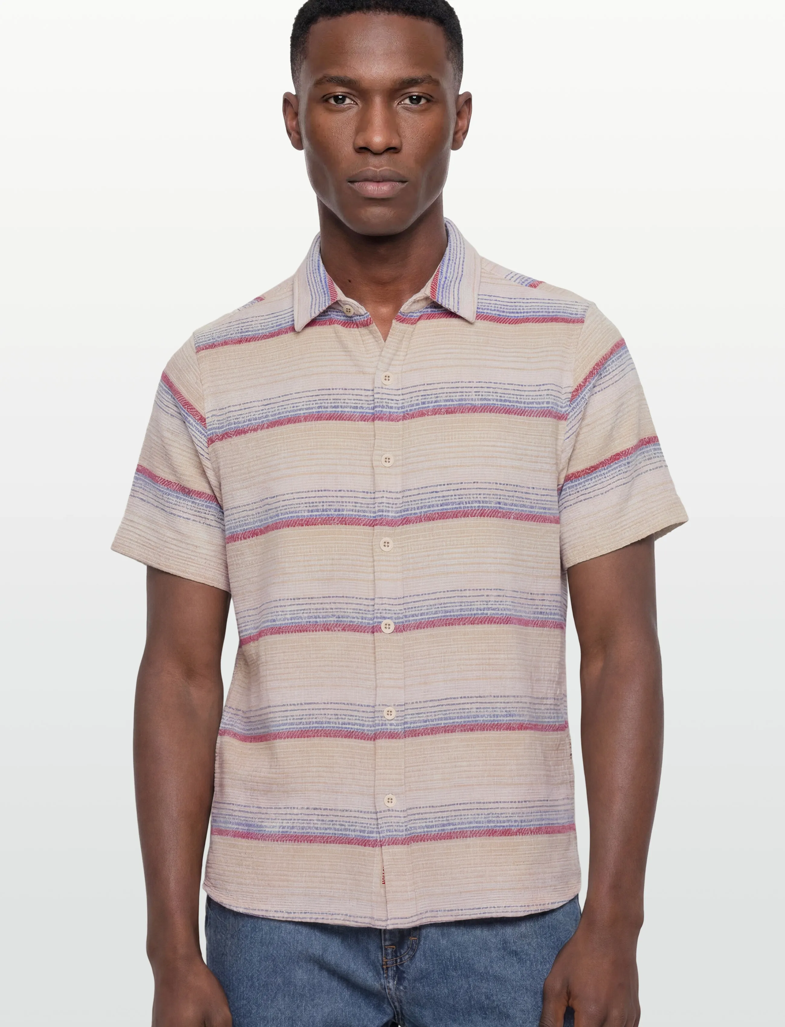 Revolution - Short-sleeved Shirt - kortærmede skjorter - red - 3