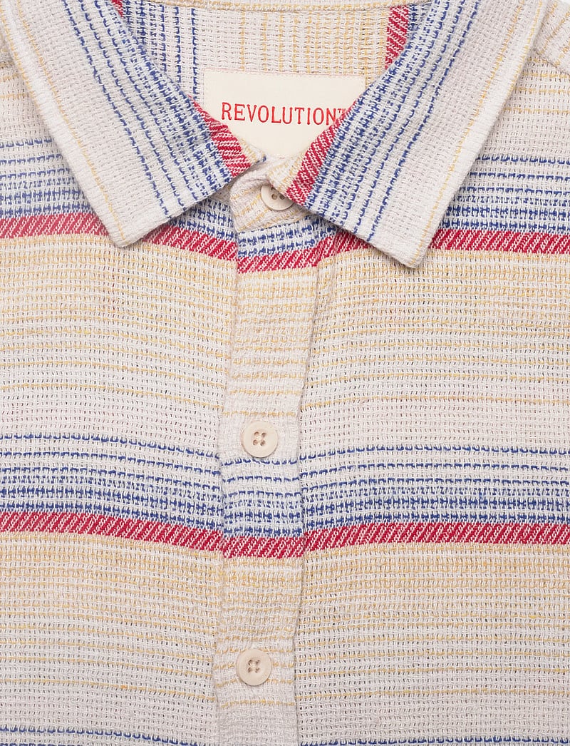Revolution - Short-sleeved Shirt - kortærmede skjorter - red - 5