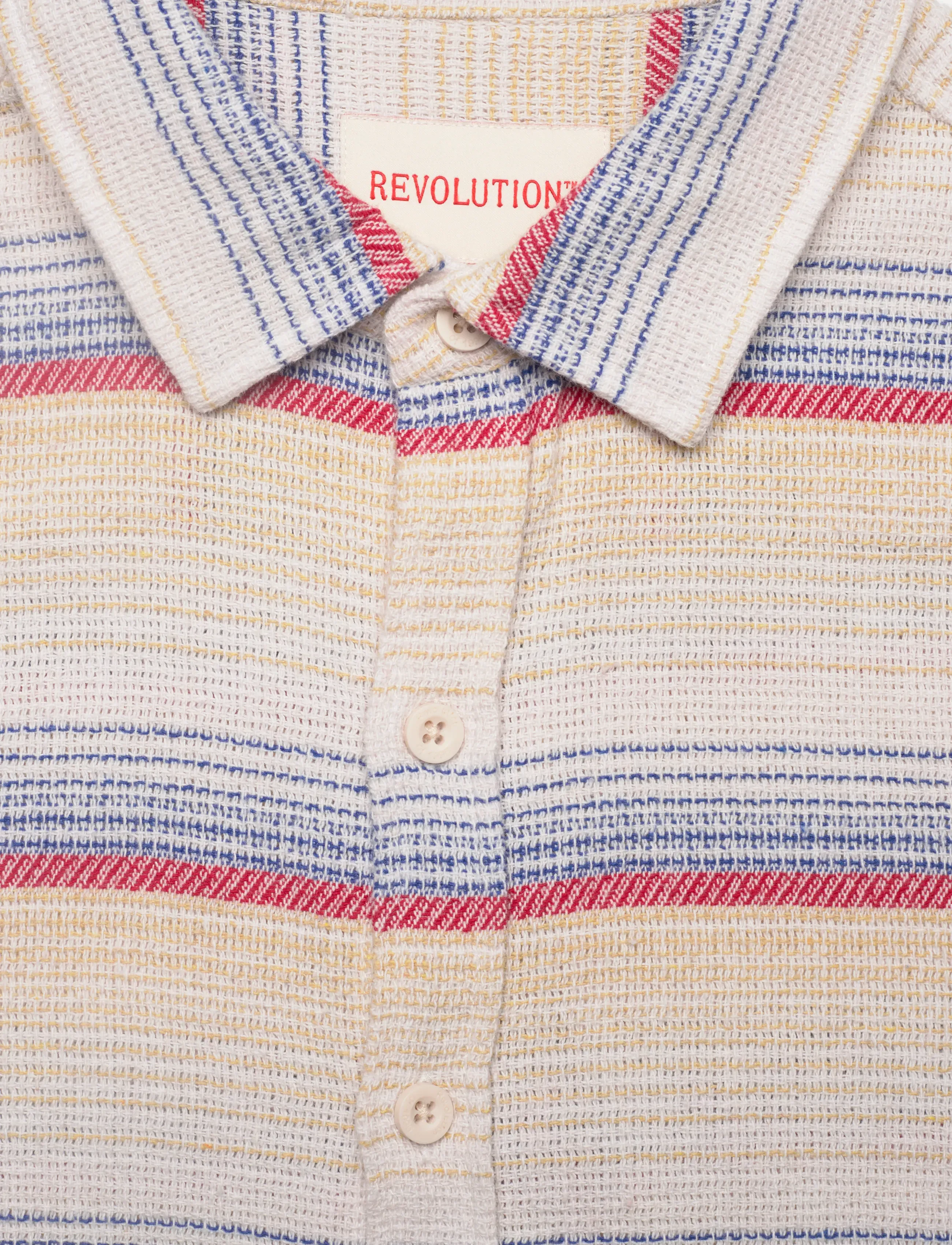 Revolution - Short-sleeved Shirt - kortærmede skjorter - red - 5