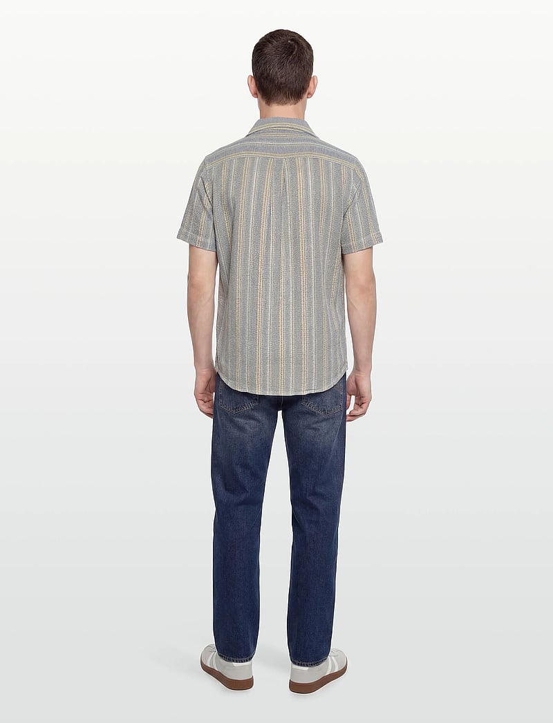 Revolution - Short-sleeved Cuban Shirt - kortærmede skjorter - blue - 4