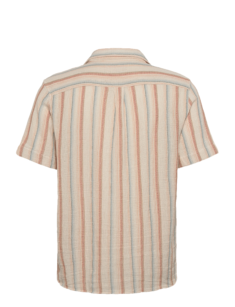 Revolution - Short-sleeved Cuban Shirt - kurzarmhemden - offwhite - 2