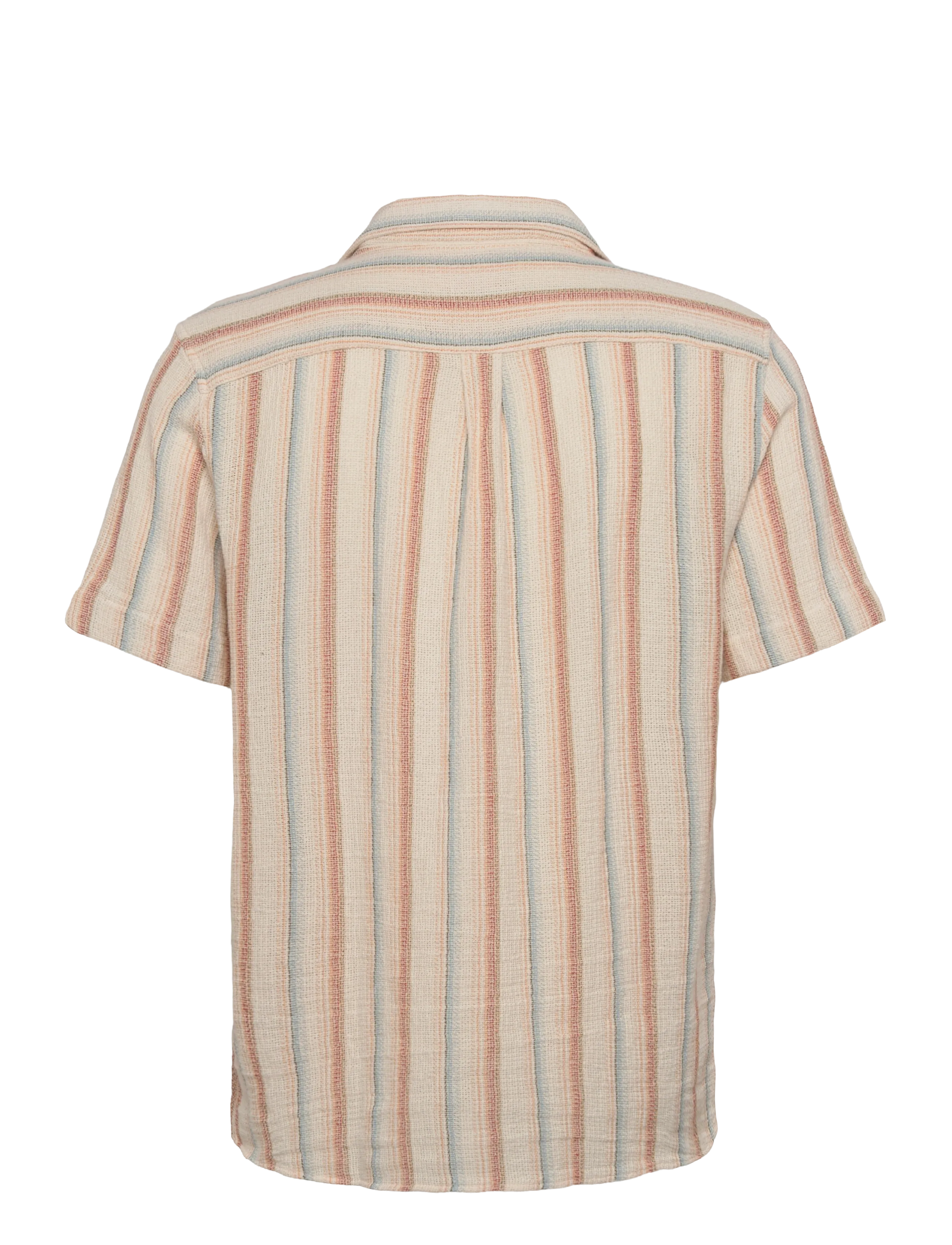 Revolution - Short-sleeved Cuban Shirt - kurzarmhemden - offwhite - 2