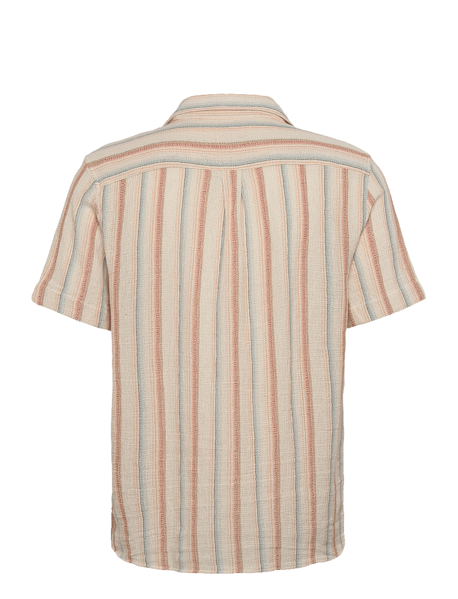 Revolution - Short-sleeved Cuban Shirt - kurzarmhemden - offwhite - 2
