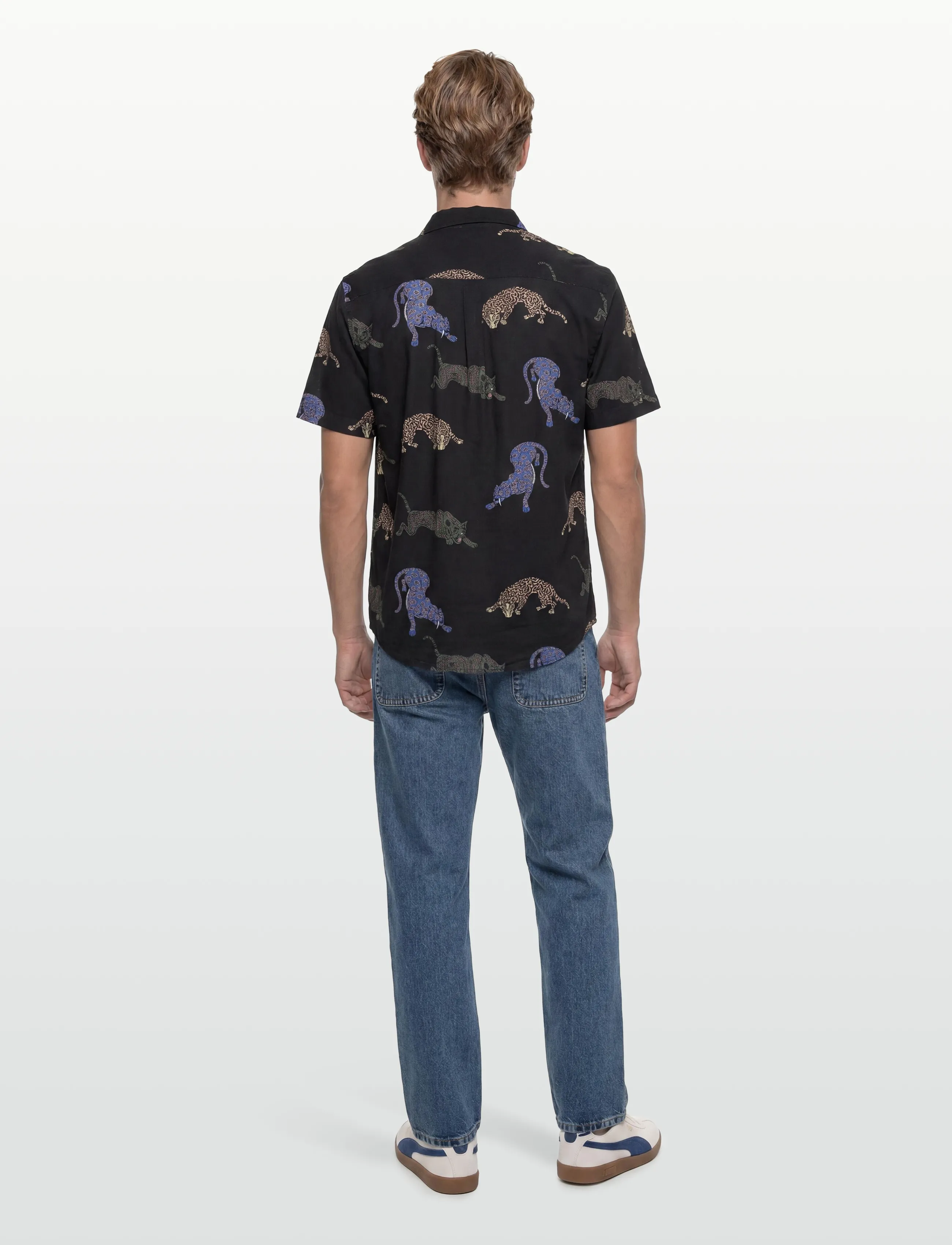 Revolution - Short-sleeved Cuban Shirt - lühikeste varrukatega särgid - black - 4