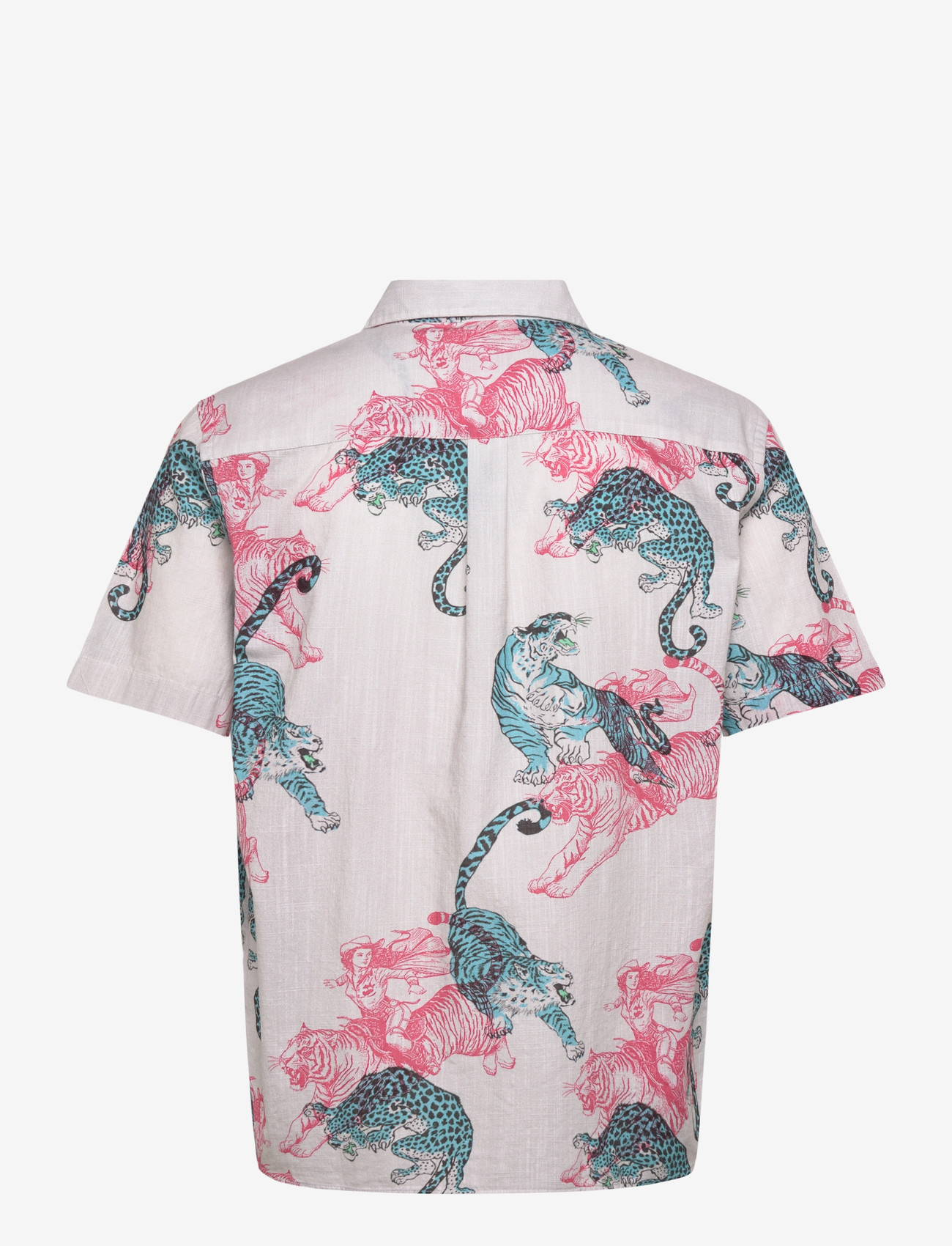 Revolution - Short-sleeved Cuban Shirt - short-sleeved shirts - offwhite - 1