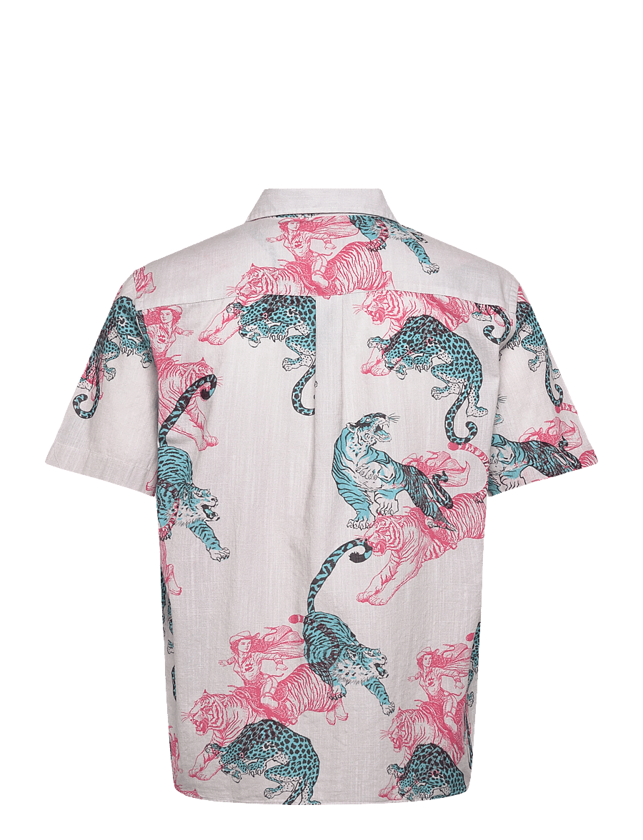 Revolution - Short-sleeved Cuban Shirt - lühikeste varrukatega särgid - offwhite - 1
