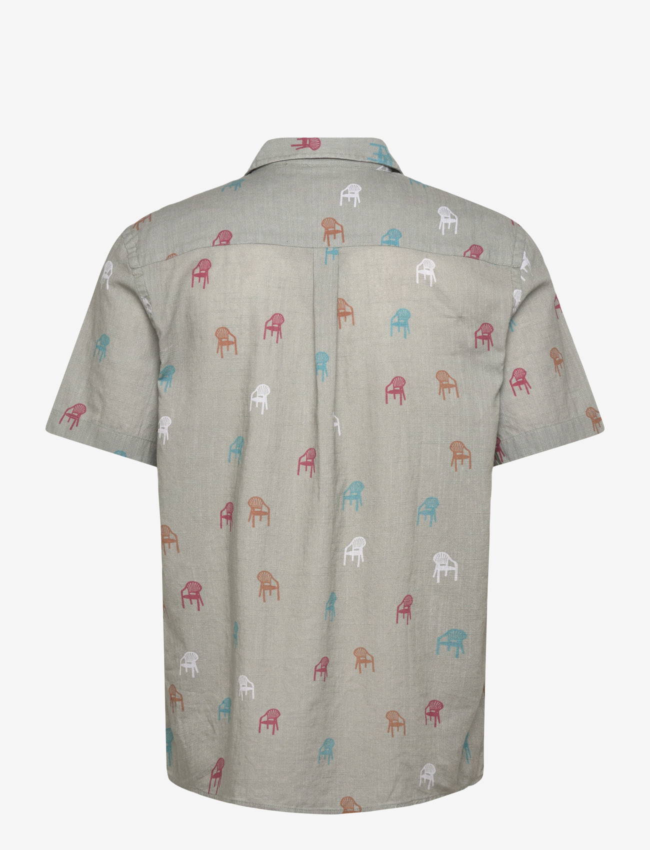 Revolution - Short-sleeved Cuban Shirt - kurzarmhemden - lightgreen - 1