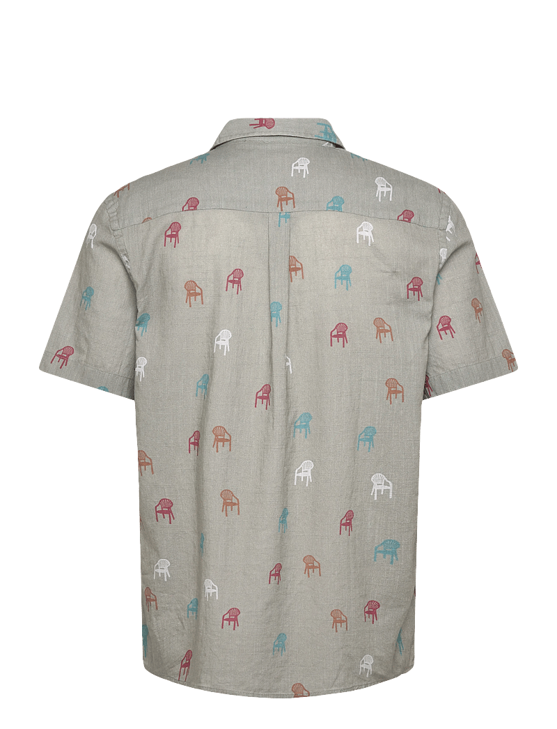 Revolution - Short-sleeved Cuban Shirt - kurzarmhemden - lightgreen - 1