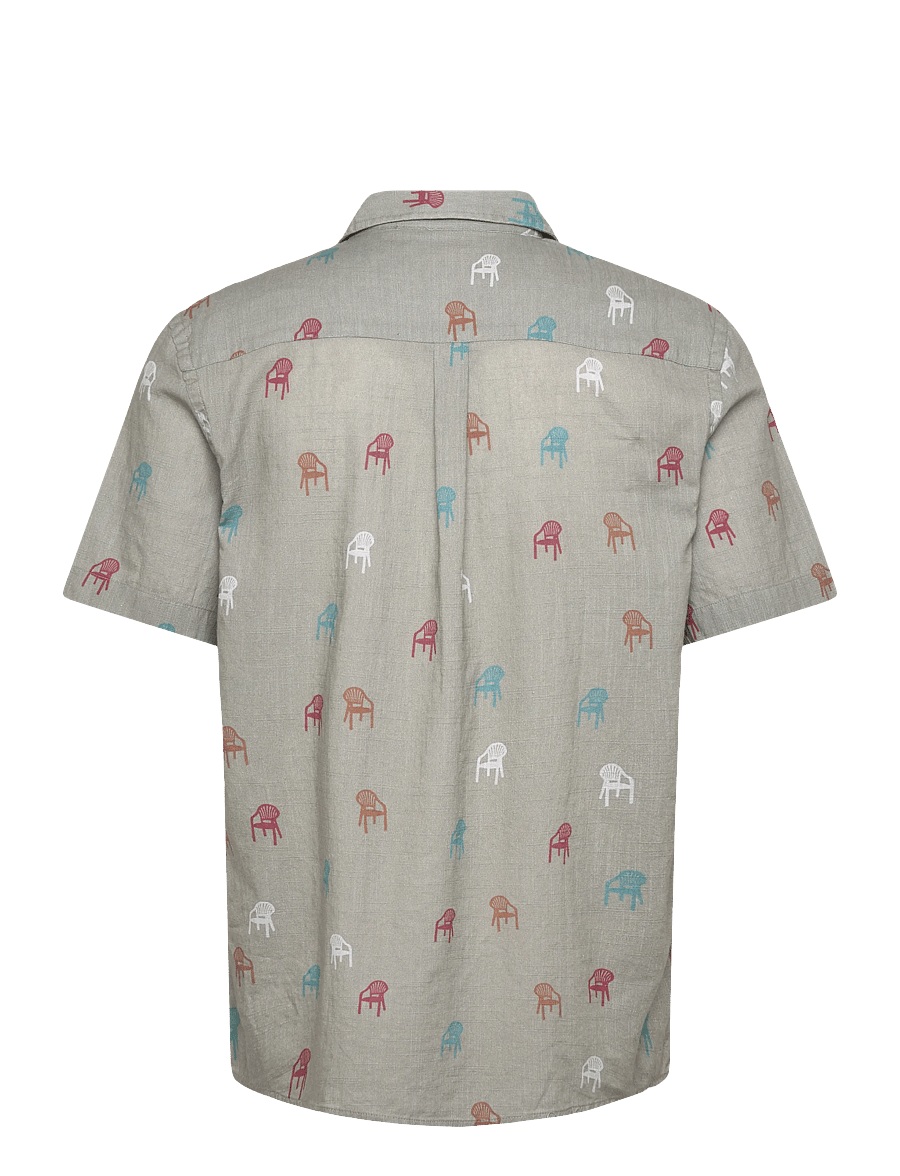 Revolution - Short-sleeved Cuban Shirt - kurzarmhemden - lightgreen - 2