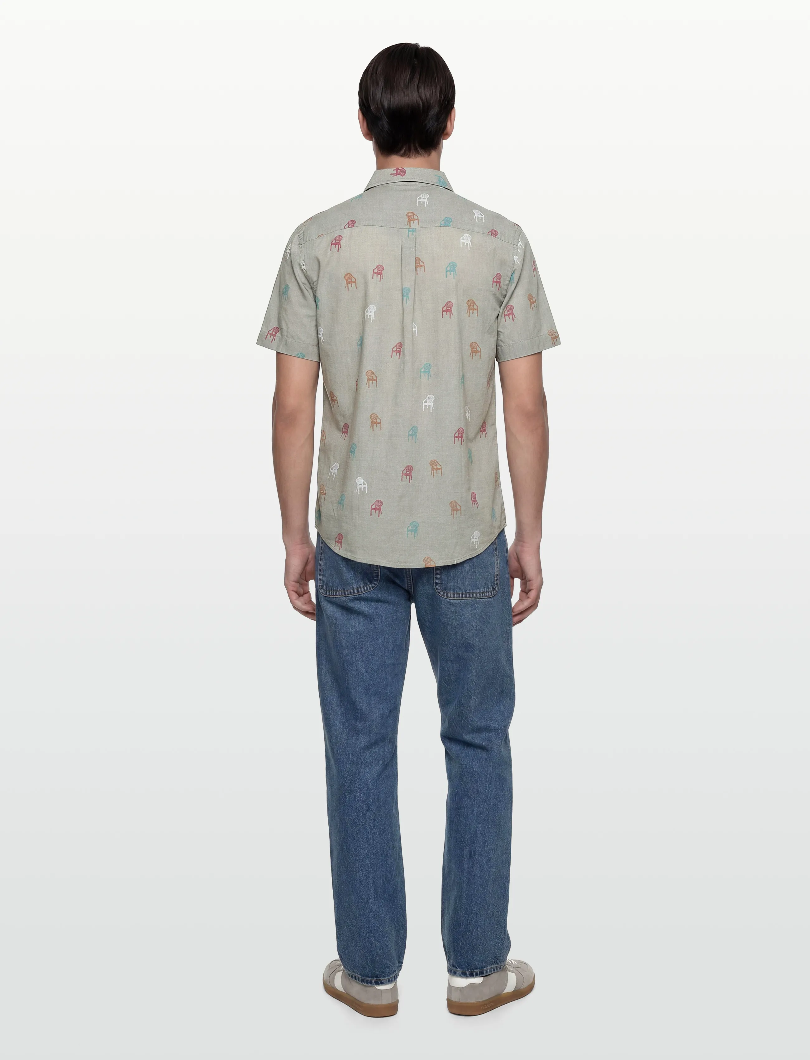 Revolution - Short-sleeved Cuban Shirt - kurzarmhemden - lightgreen - 4