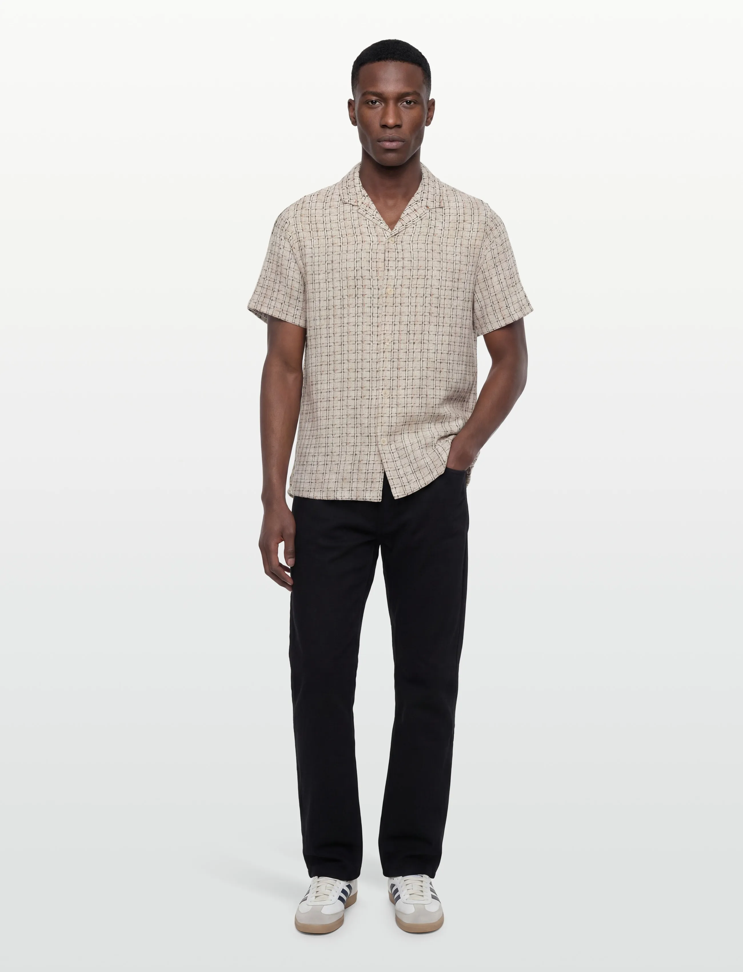 Revolution Short-Sleeved Cuban Shirt, XXL, Shirts, Creme - Short-sleeved Männerswear