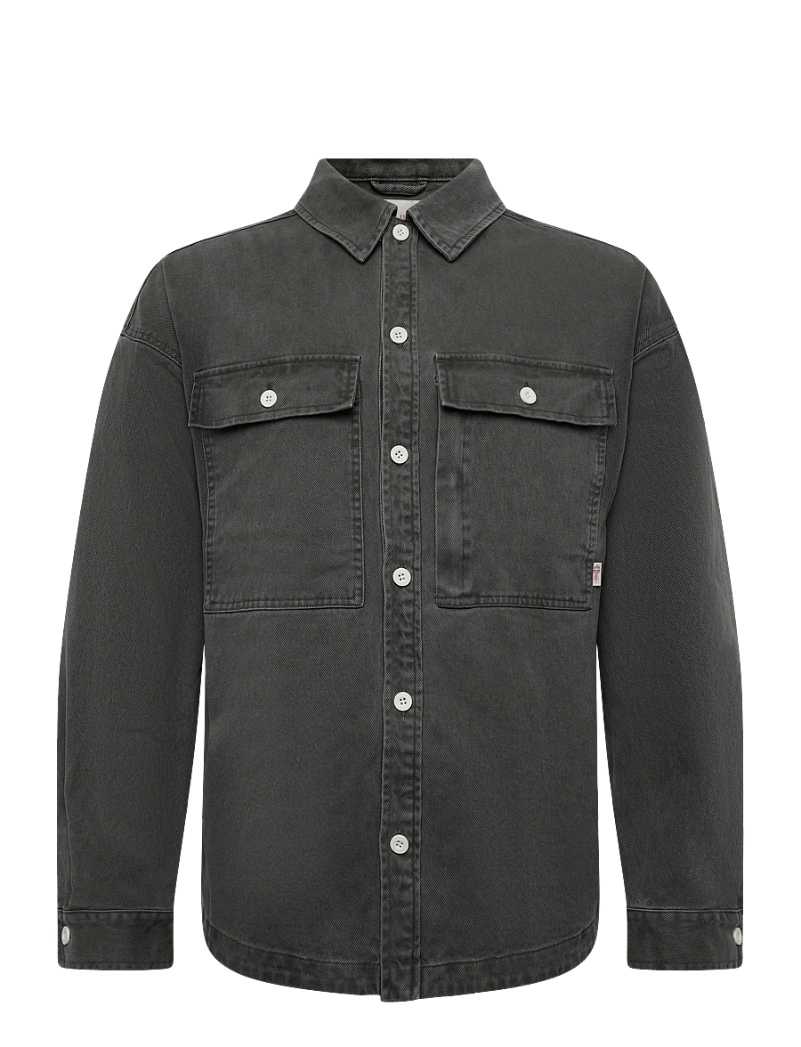 Revolution - Shirt With Pocket - darkgrey - 0