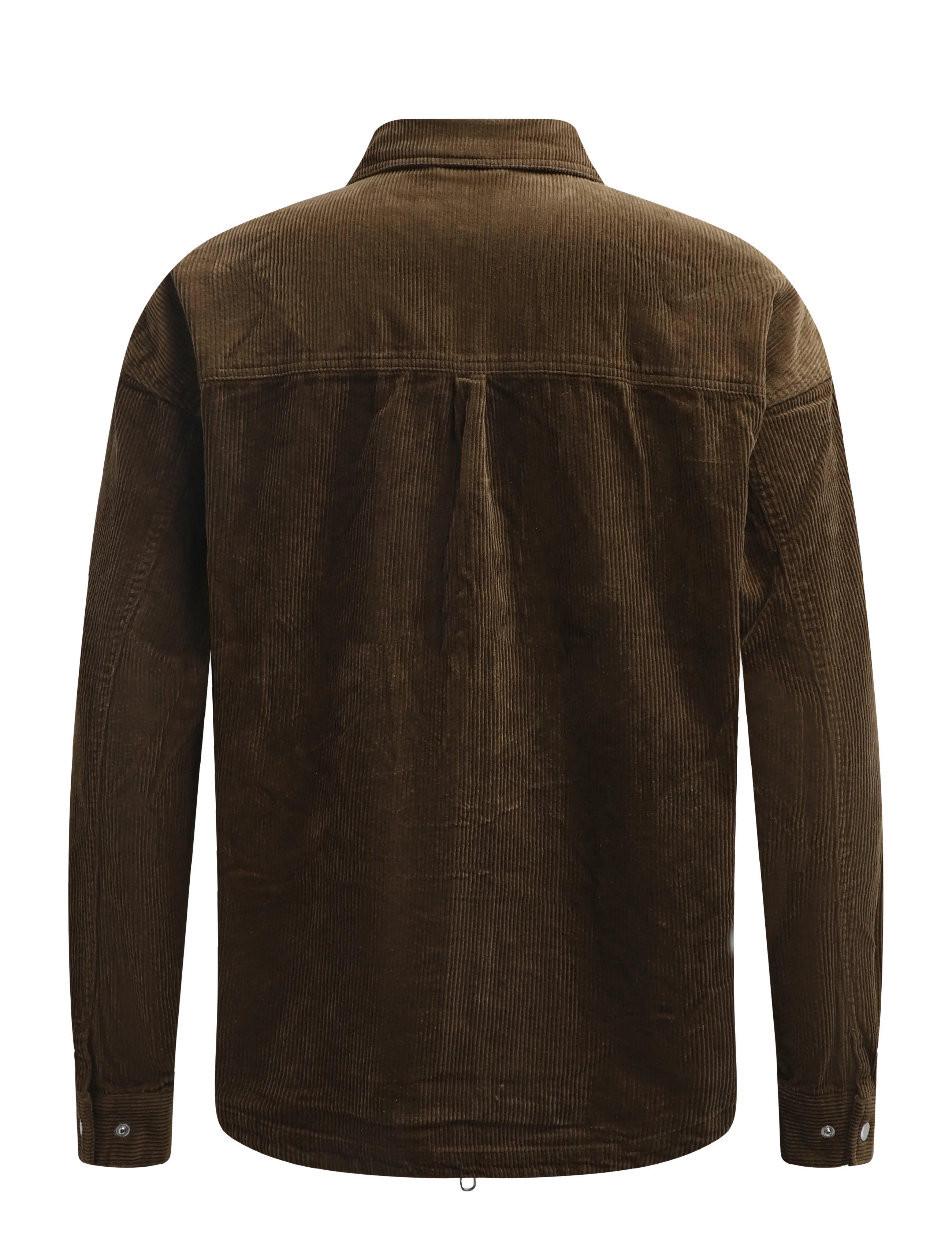 Revolution - Zipped Worker Shirt - höstjackor - brown - 1