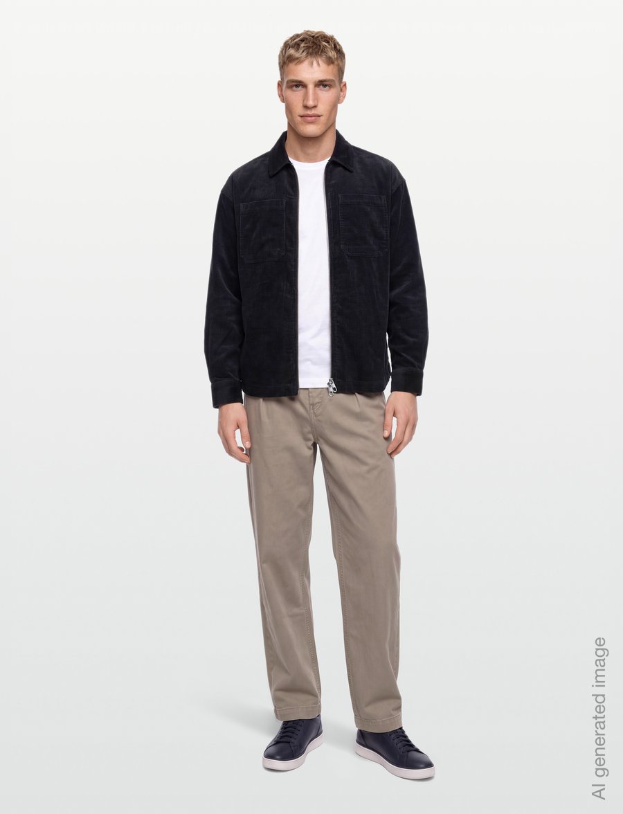 Revolution - Zipped Worker Shirt - shoppa efter tillfälle - navy - 0