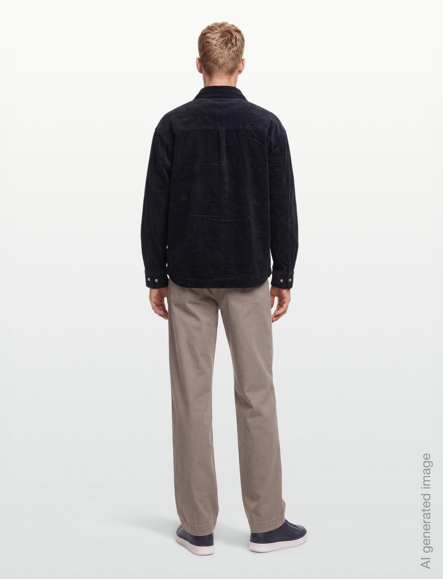 Revolution - Zipped Worker Shirt - shoppa efter tillfälle - navy - 4