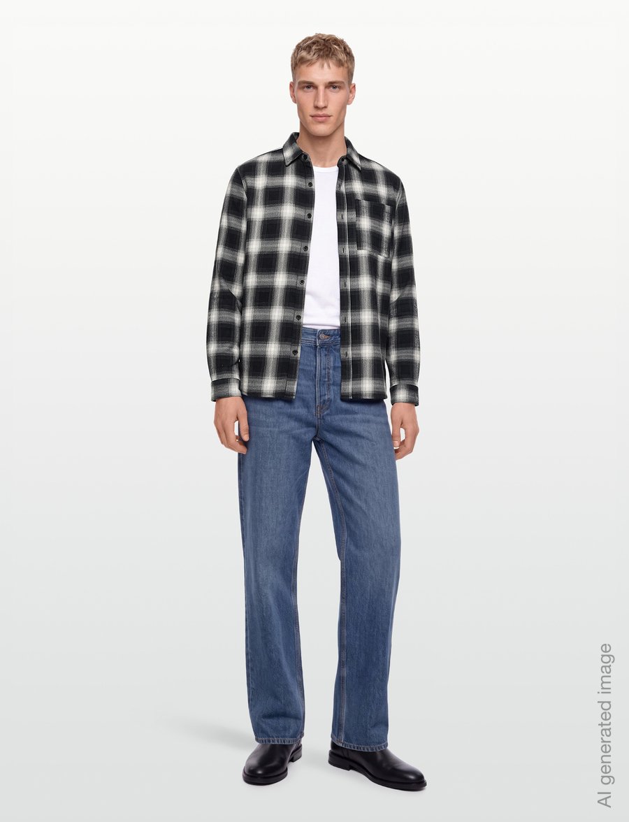 Revolution - Long Sleeve Shirt - flanellsärgid - black - 0