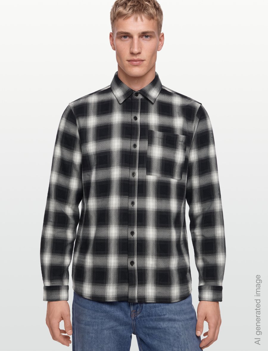 Revolution - Long Sleeve Shirt - flanellsärgid - black - 3