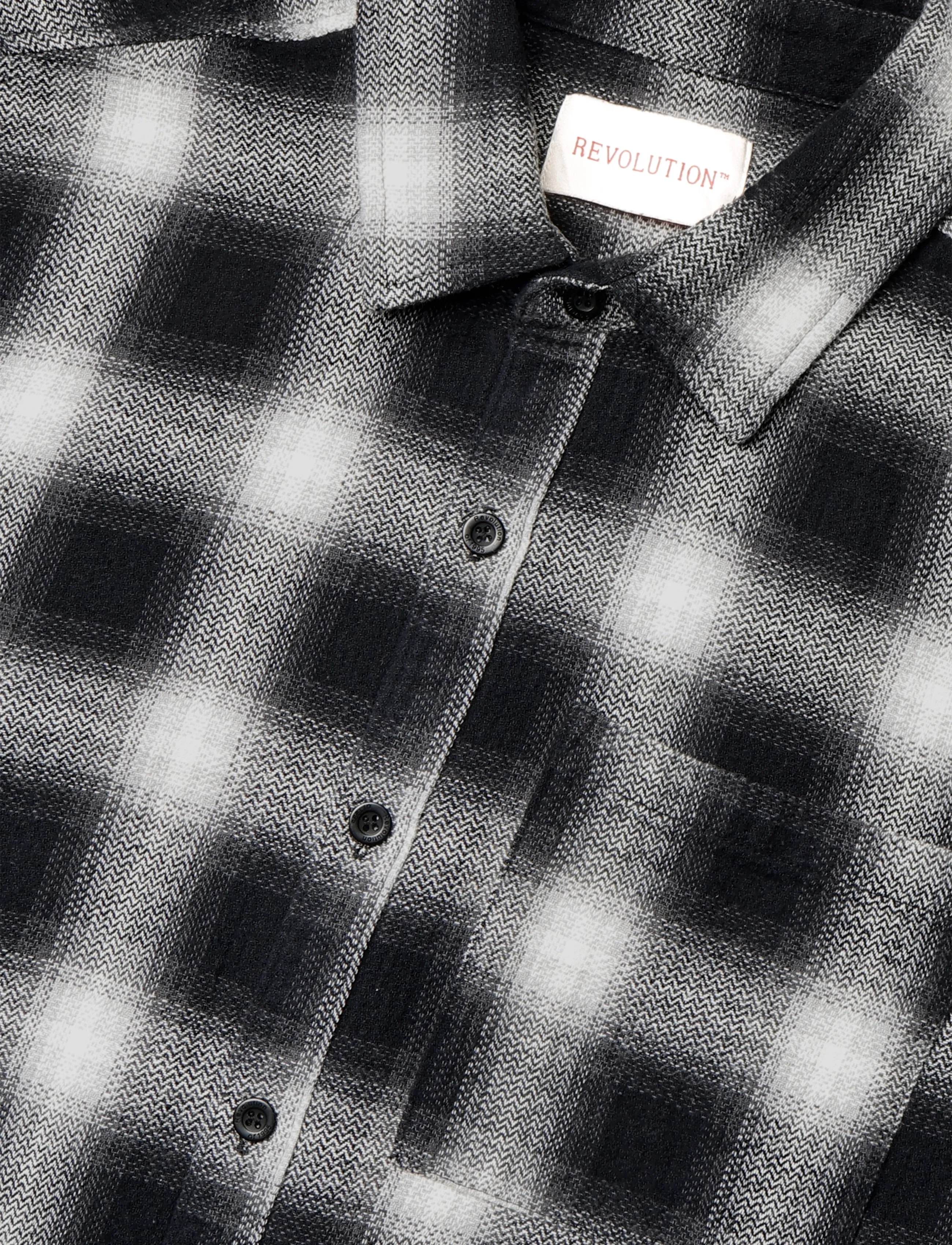 Revolution - Long Sleeve Shirt - flanellsärgid - black - 2