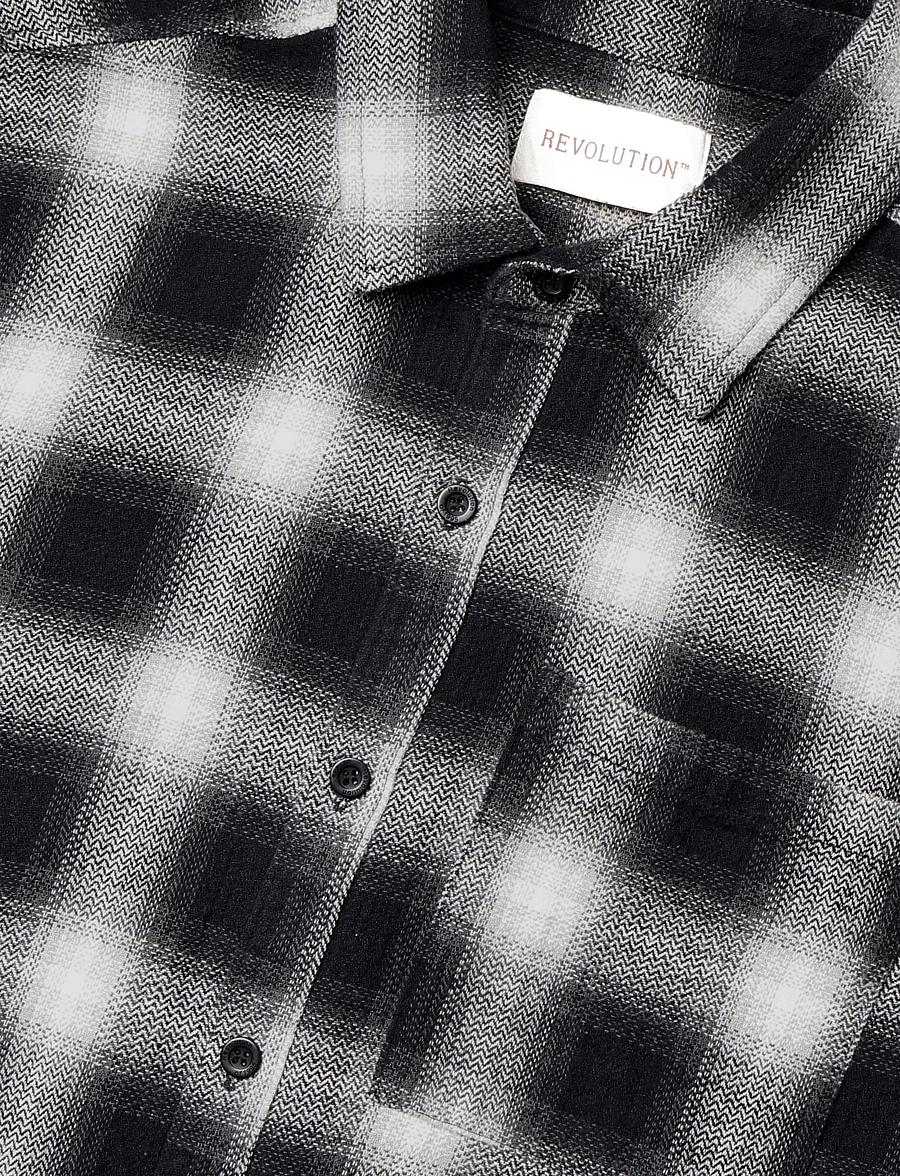 Revolution - Long Sleeve Shirt - flanellsärgid - black - 2