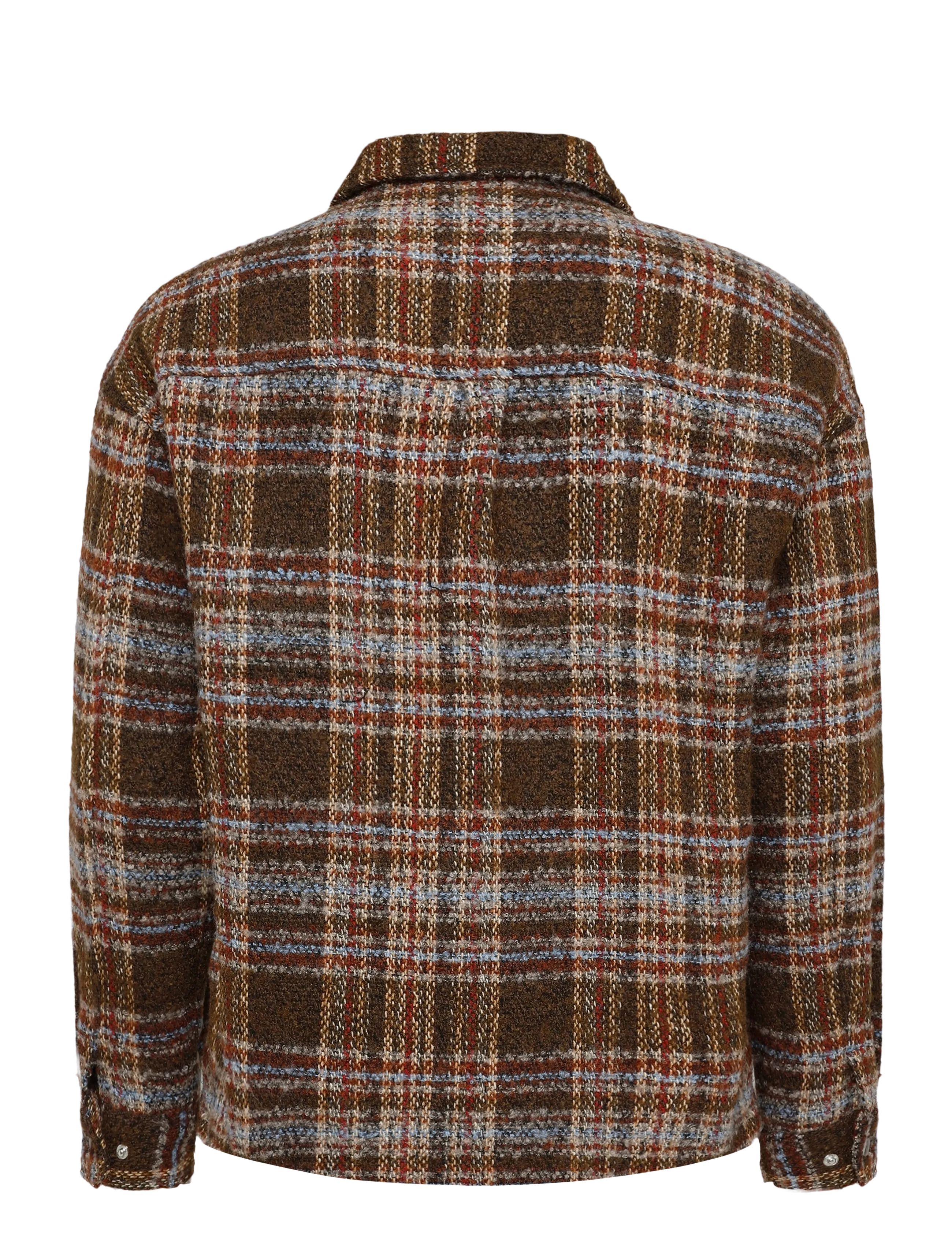 Revolution - Zipped Overshirt - jackor - brown - 1