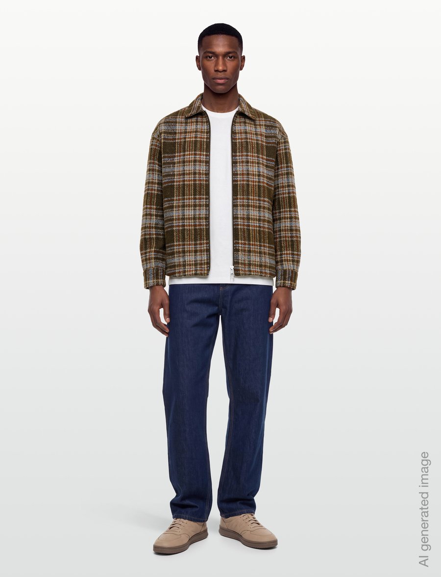 Revolution - Zipped Overshirt - jacken - brown - 0