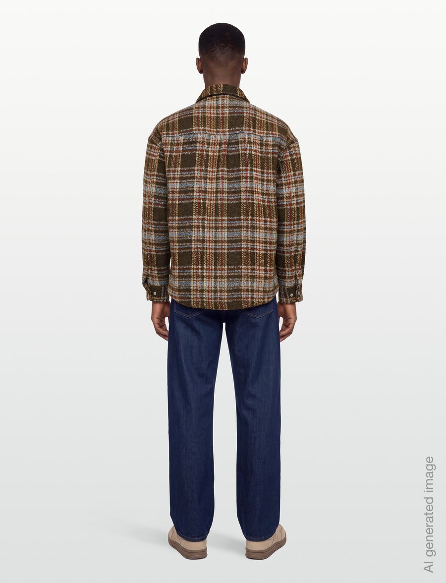 Revolution - Zipped Overshirt - jacken - brown - 4