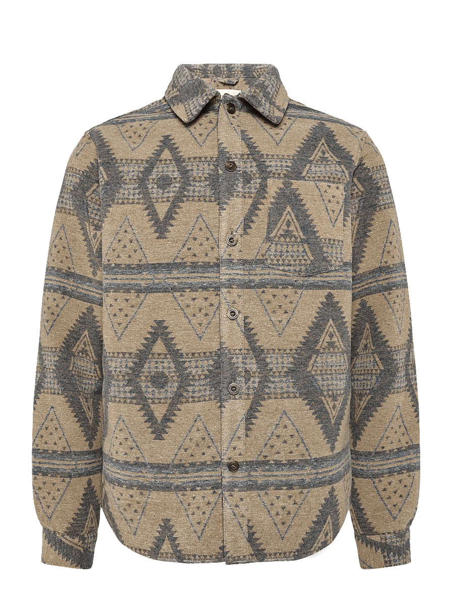 Revolution - Casual Overshirt - mønstrede skjorter - blue - 0