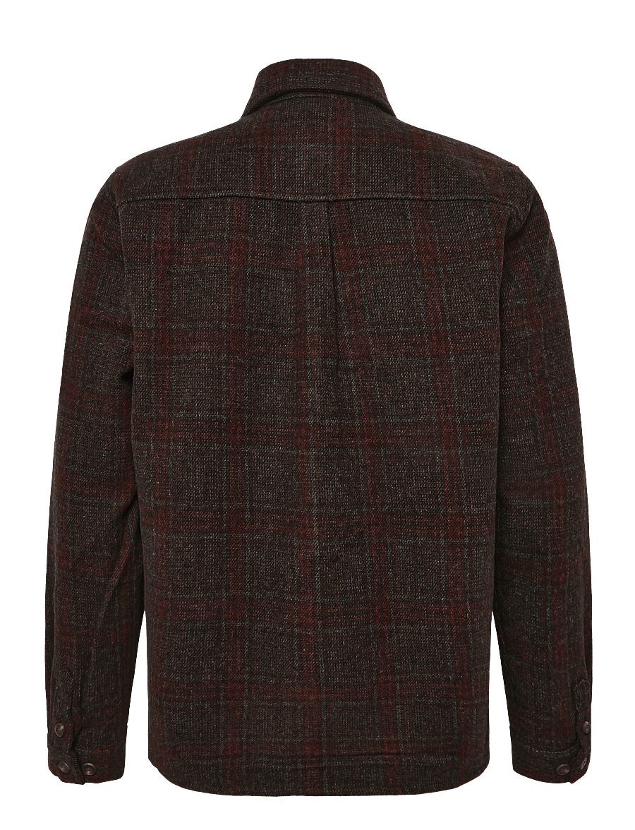 Revolution - Utility Overshirt - höstjackor - darkred - 1