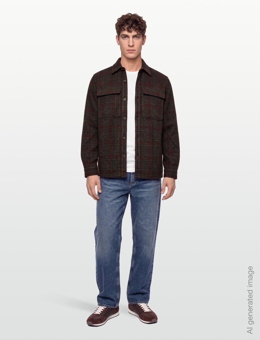 Revolution - Utility Overshirt - vestes d’automne - darkred - 0
