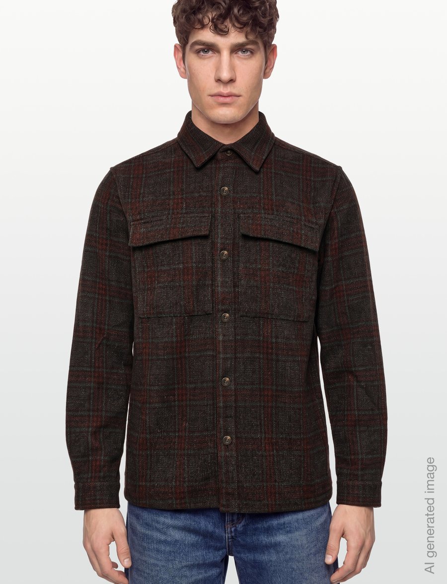 Revolution - Utility Overshirt - vestes d’automne - darkred - 3